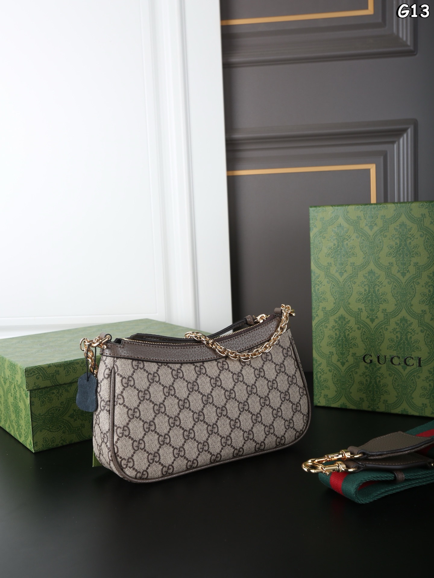 Gucci Ophidia shoulder armpit crossbody bag