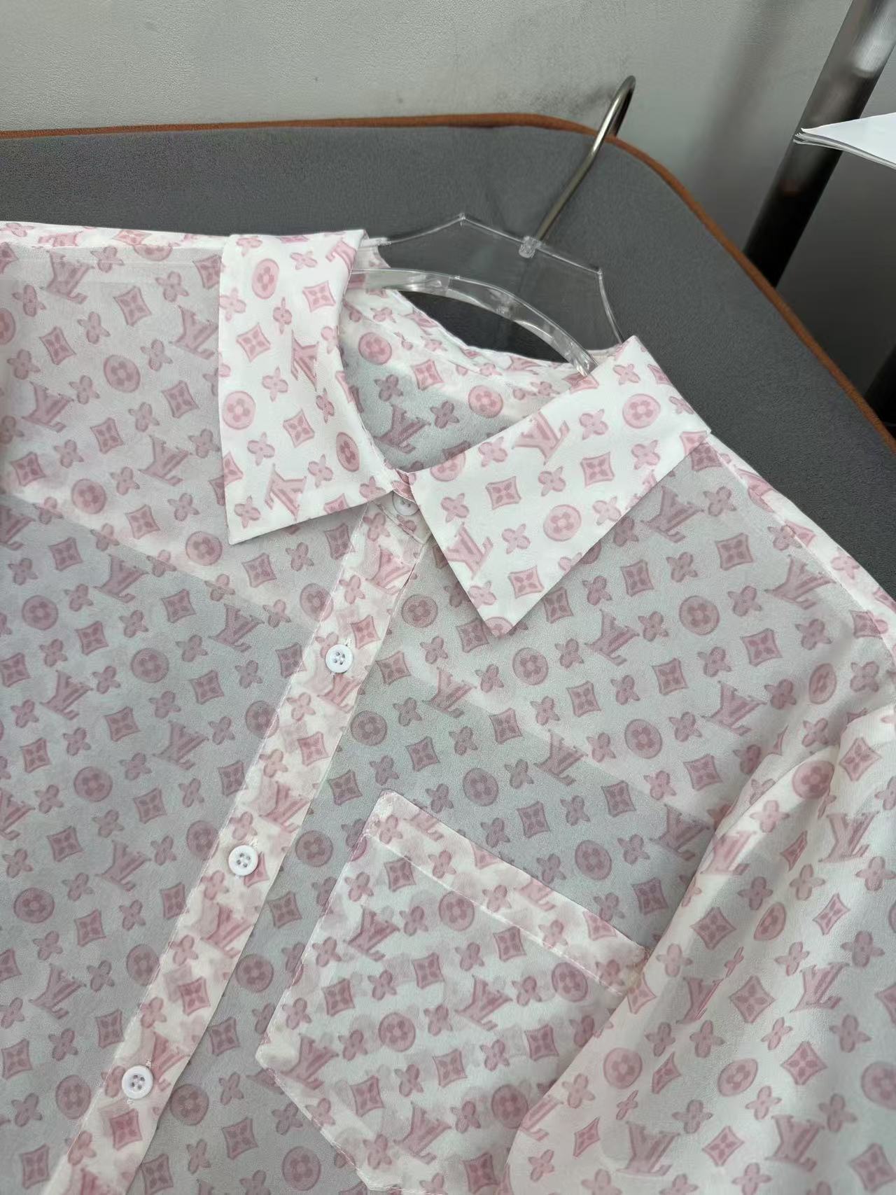 LV monogram shirt and trousers