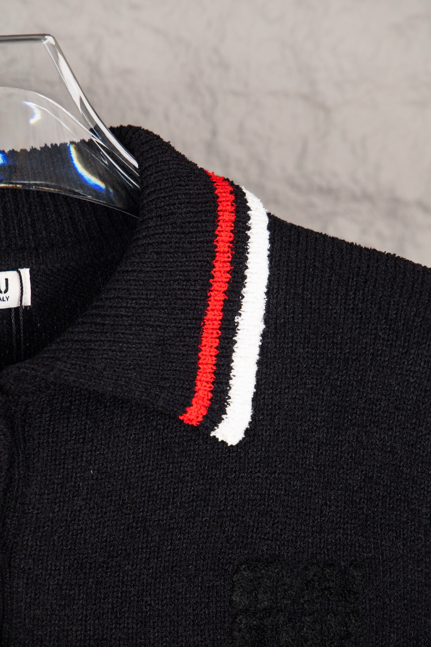 Miumiu Polo knit round-neck sweater