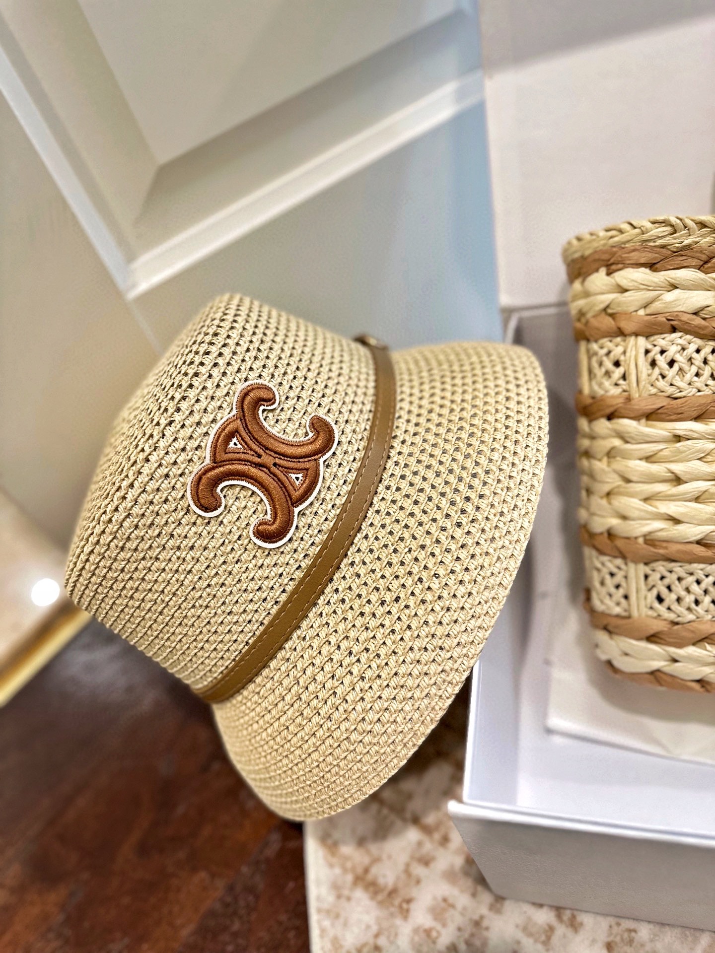 Celine straw woven bags and hats