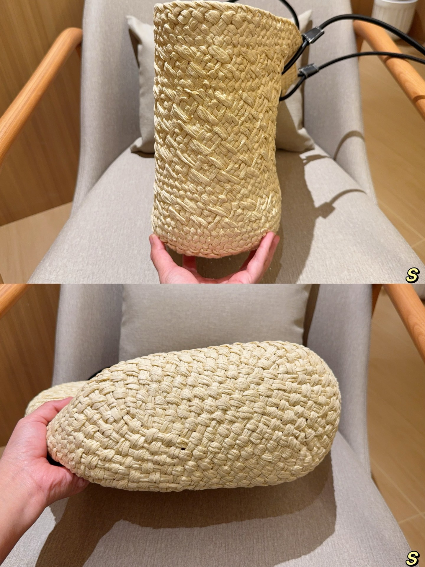 Loewe basket bag Woven cabbage basket