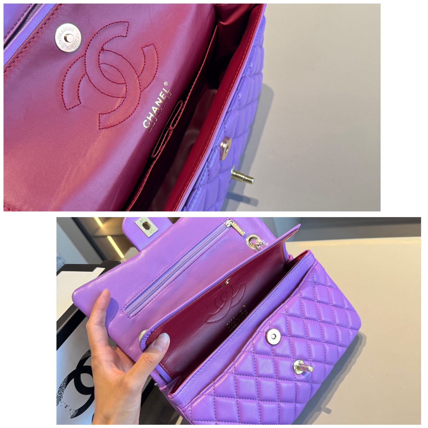 Chanel classic CF chain crossbody shoulder bag