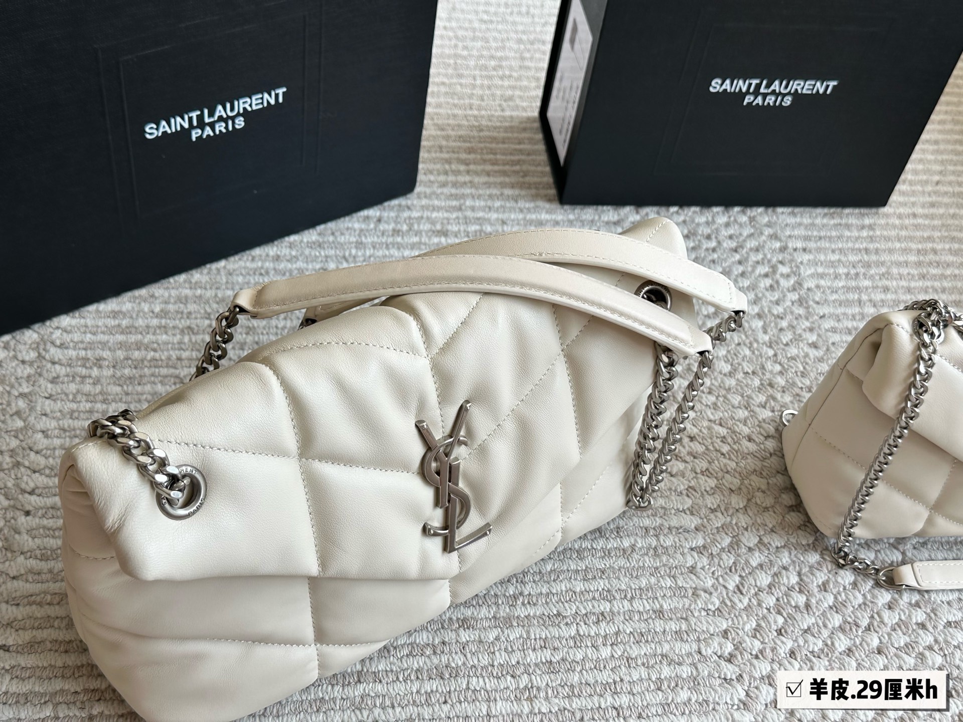YSL loulou puffer chain shoulder bag