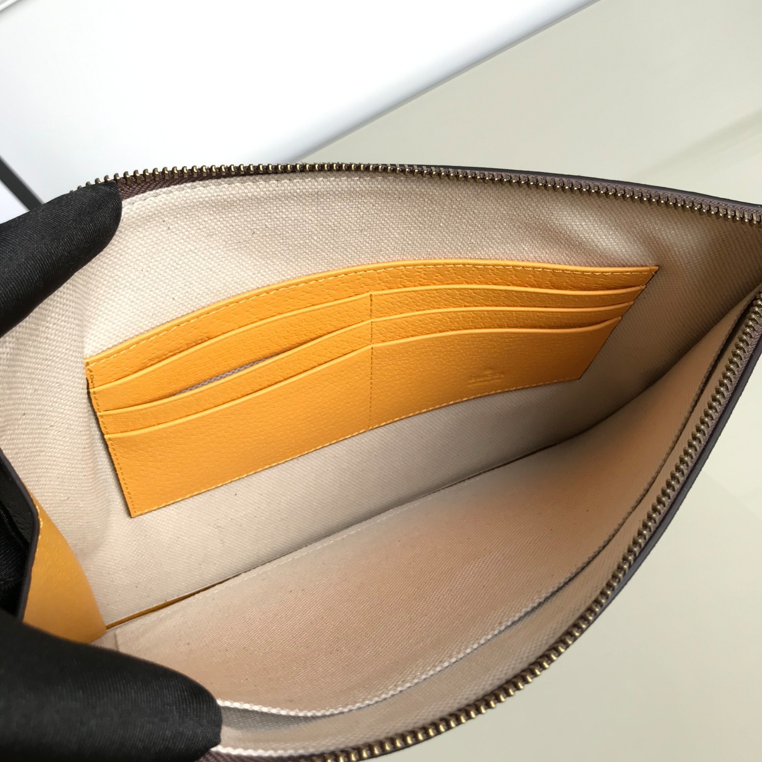 Gucci Tiger-head printed handbag