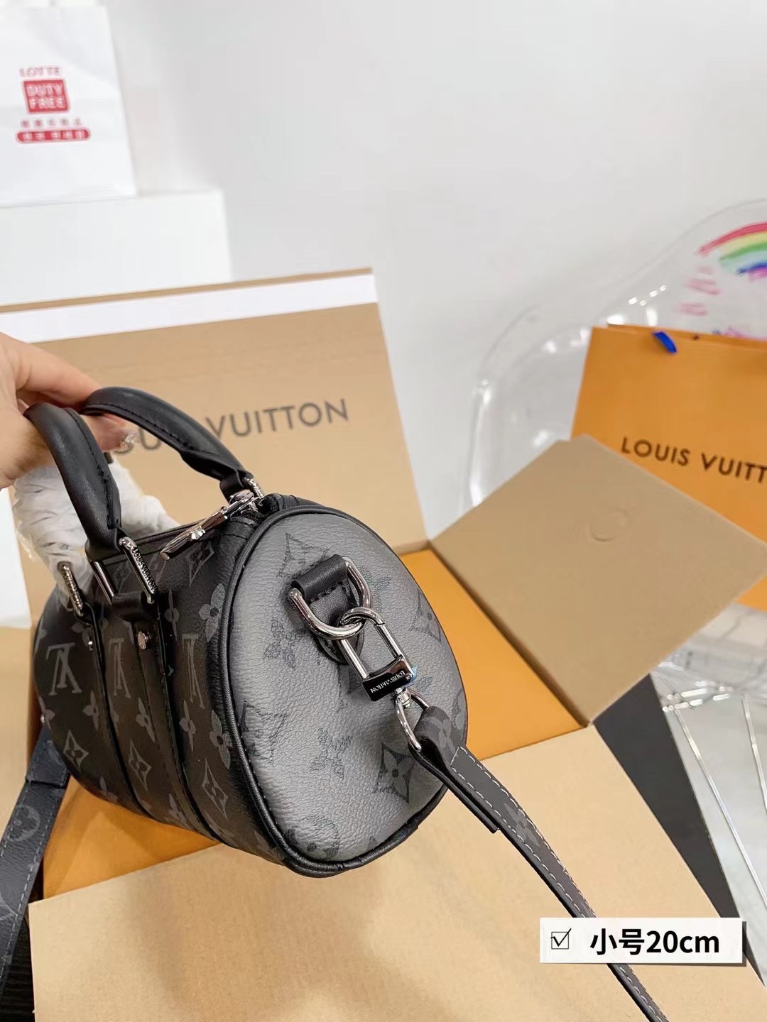 LV keepall shoulder speedy bag