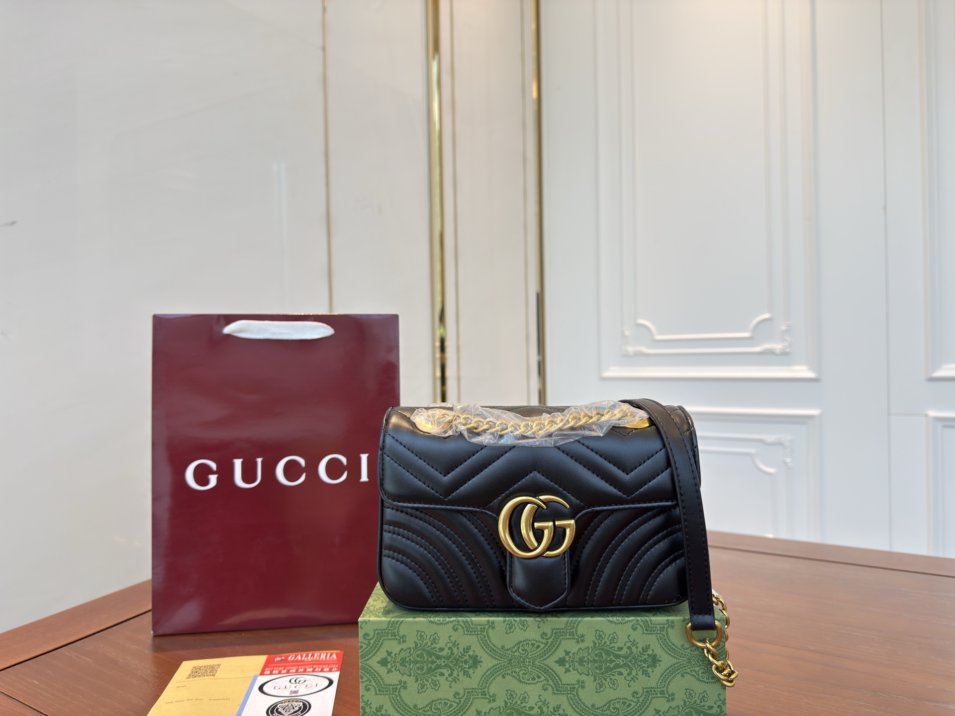 Gucci classic all-match Marmont shoulder bag crossbody bag women's bag
