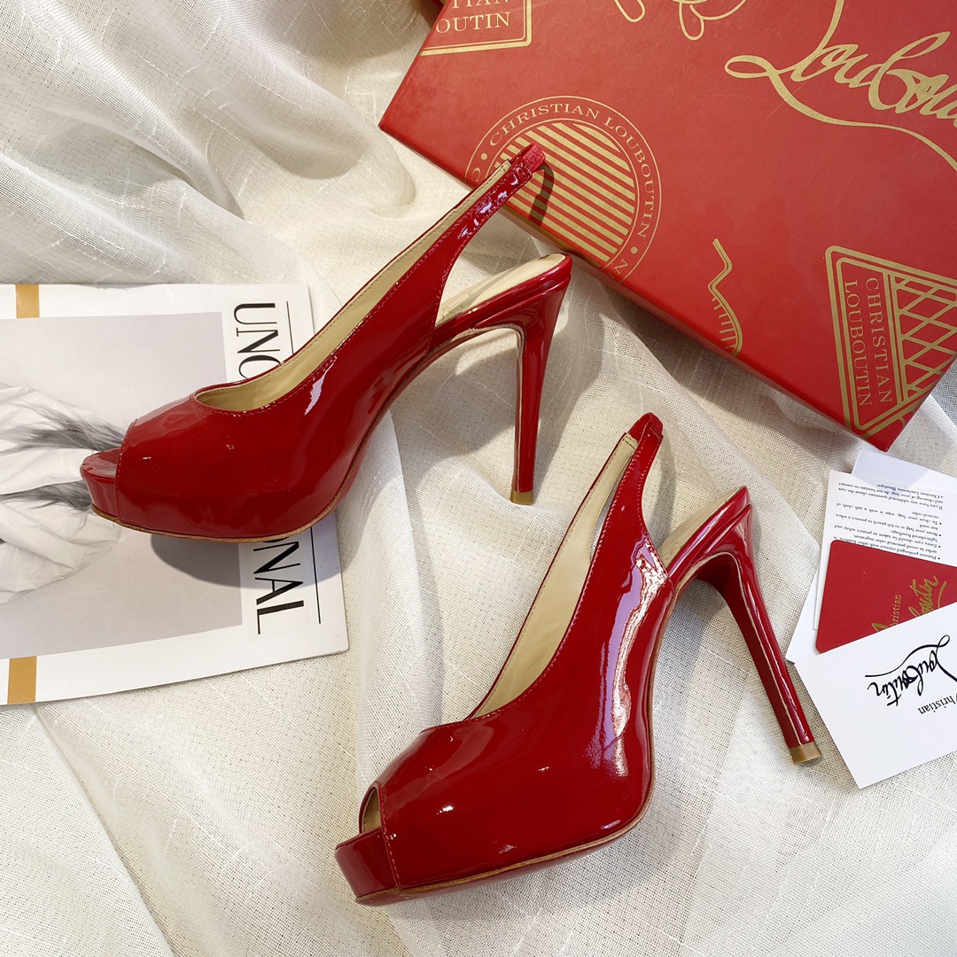 Christian Louboutin high-heeled shoes