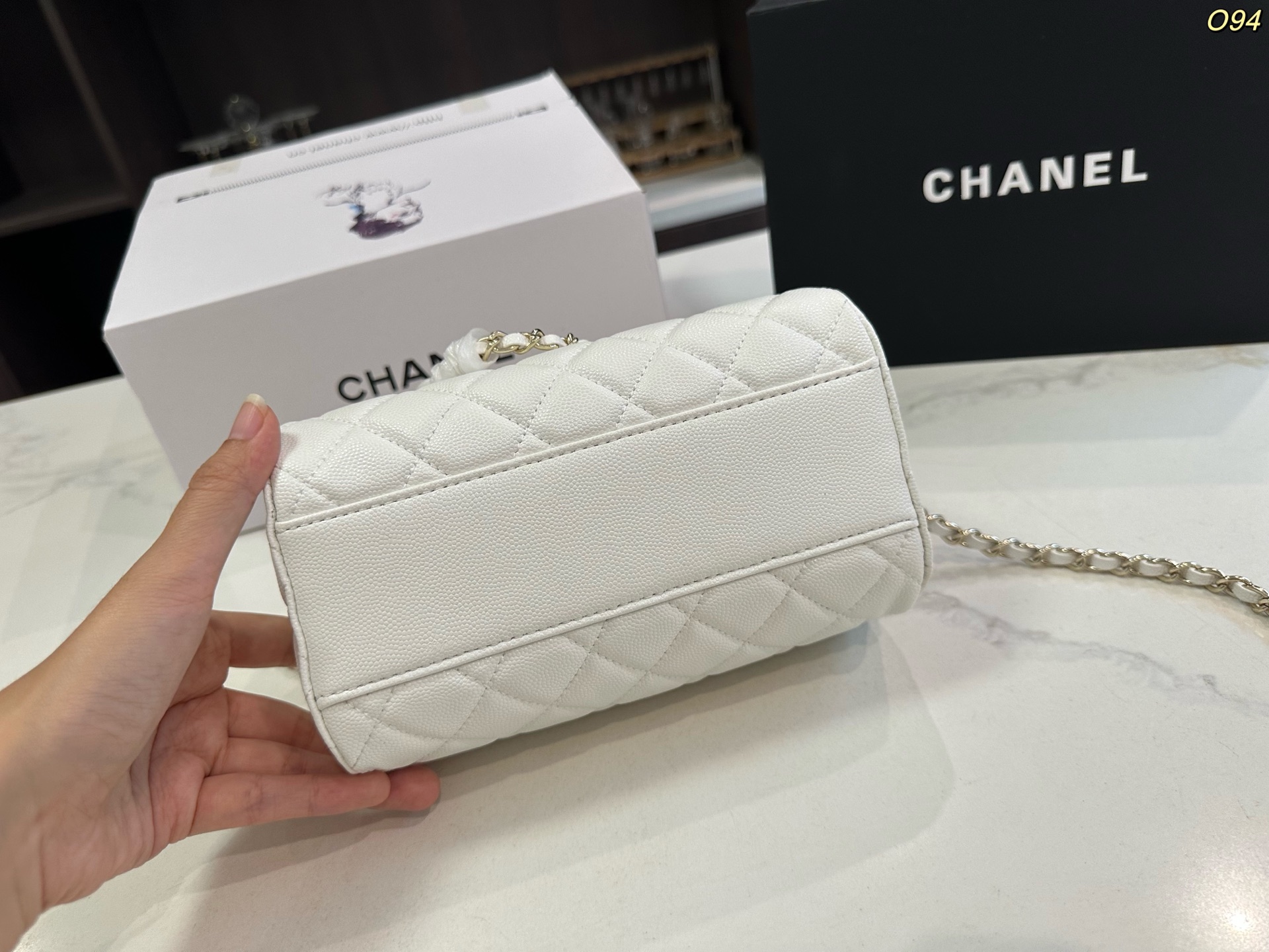 Chanel Boston Chanel 25P bowling bag