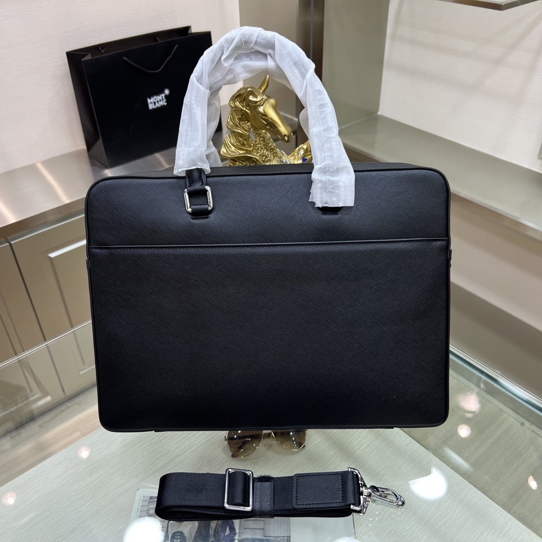 Top version Montblanc International black handbag