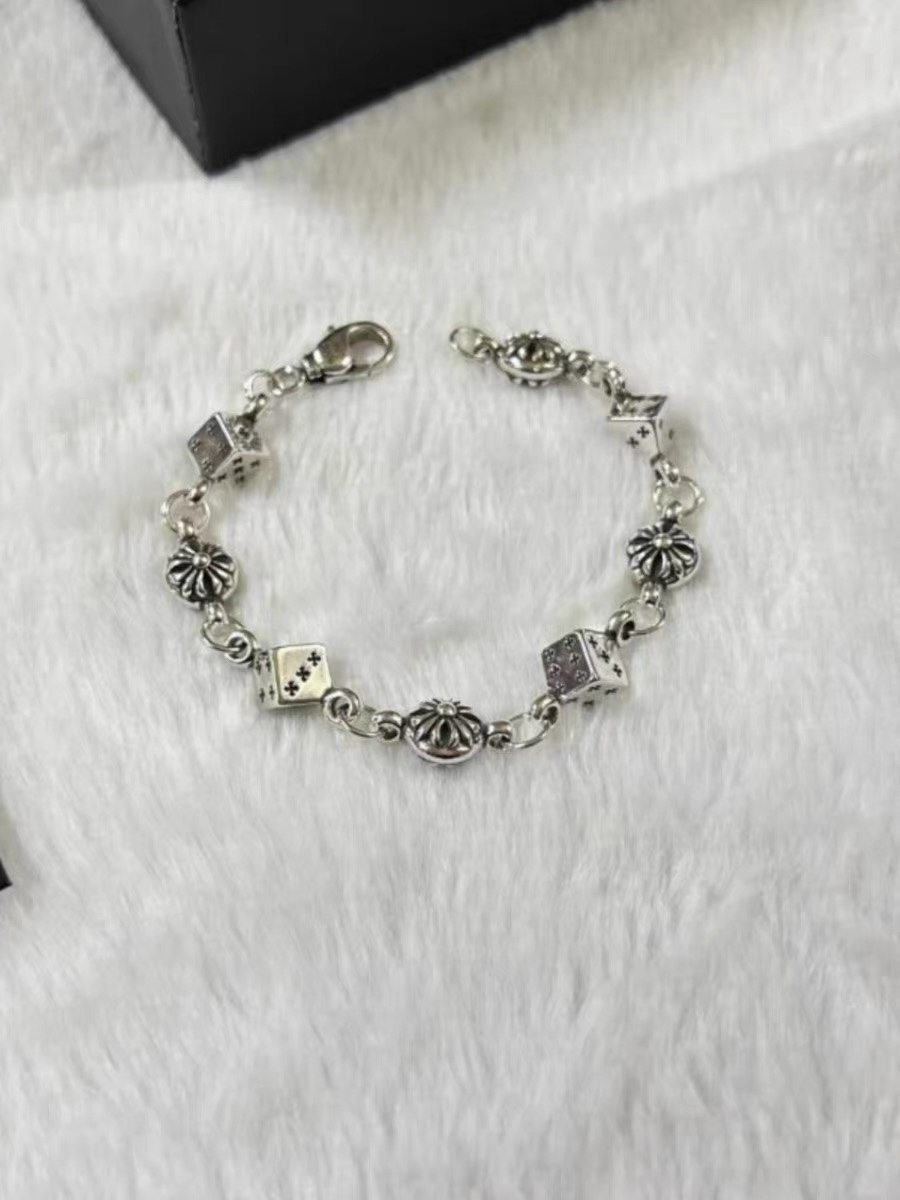 Chrome hearts Cross Dice bracelet