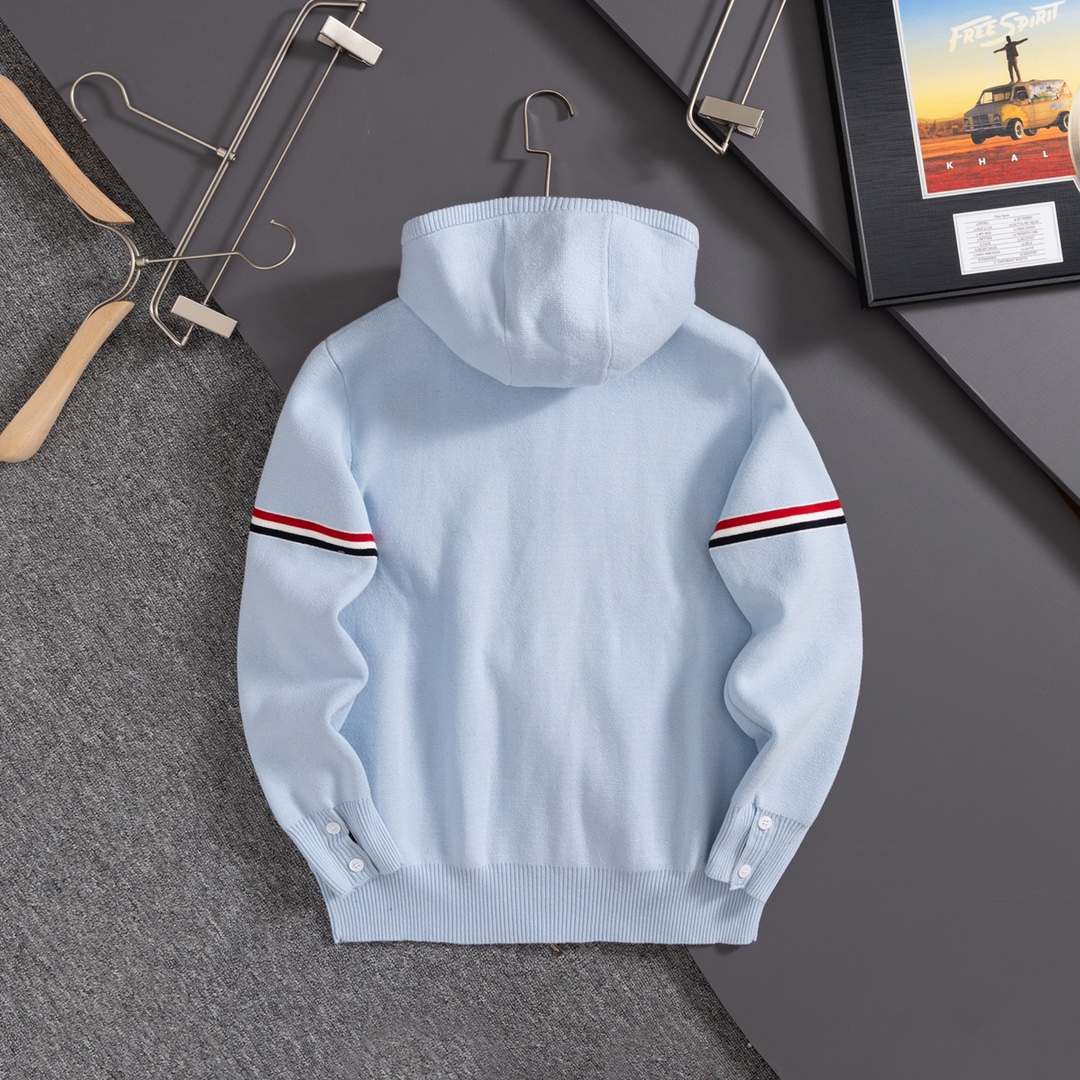 Thom Brown TB Classic Knit Couple's Hooded Jacket