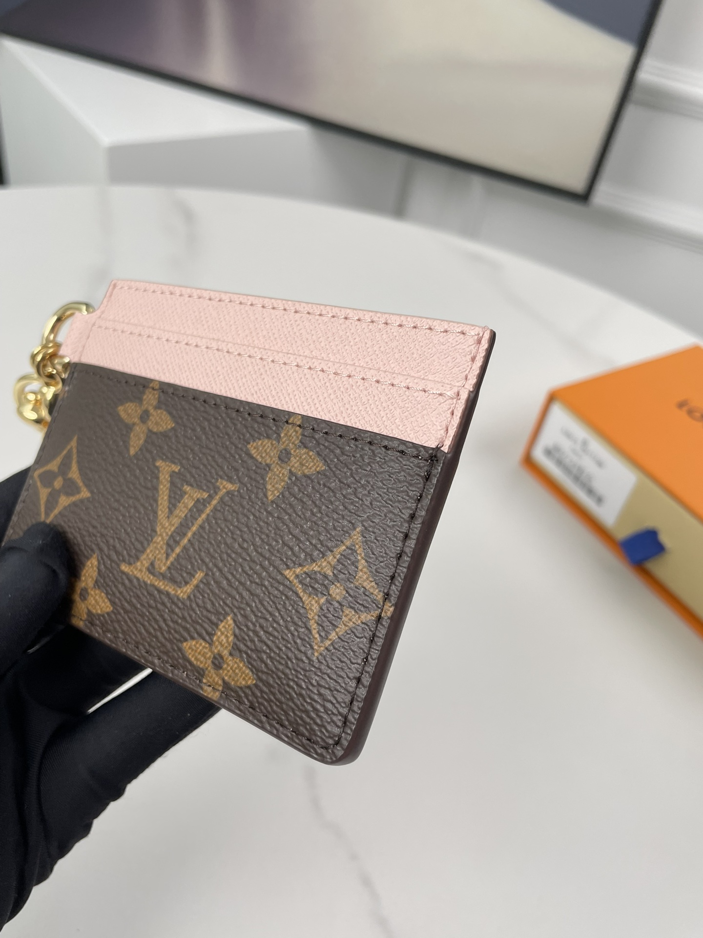 LV Charms Monogram card holder