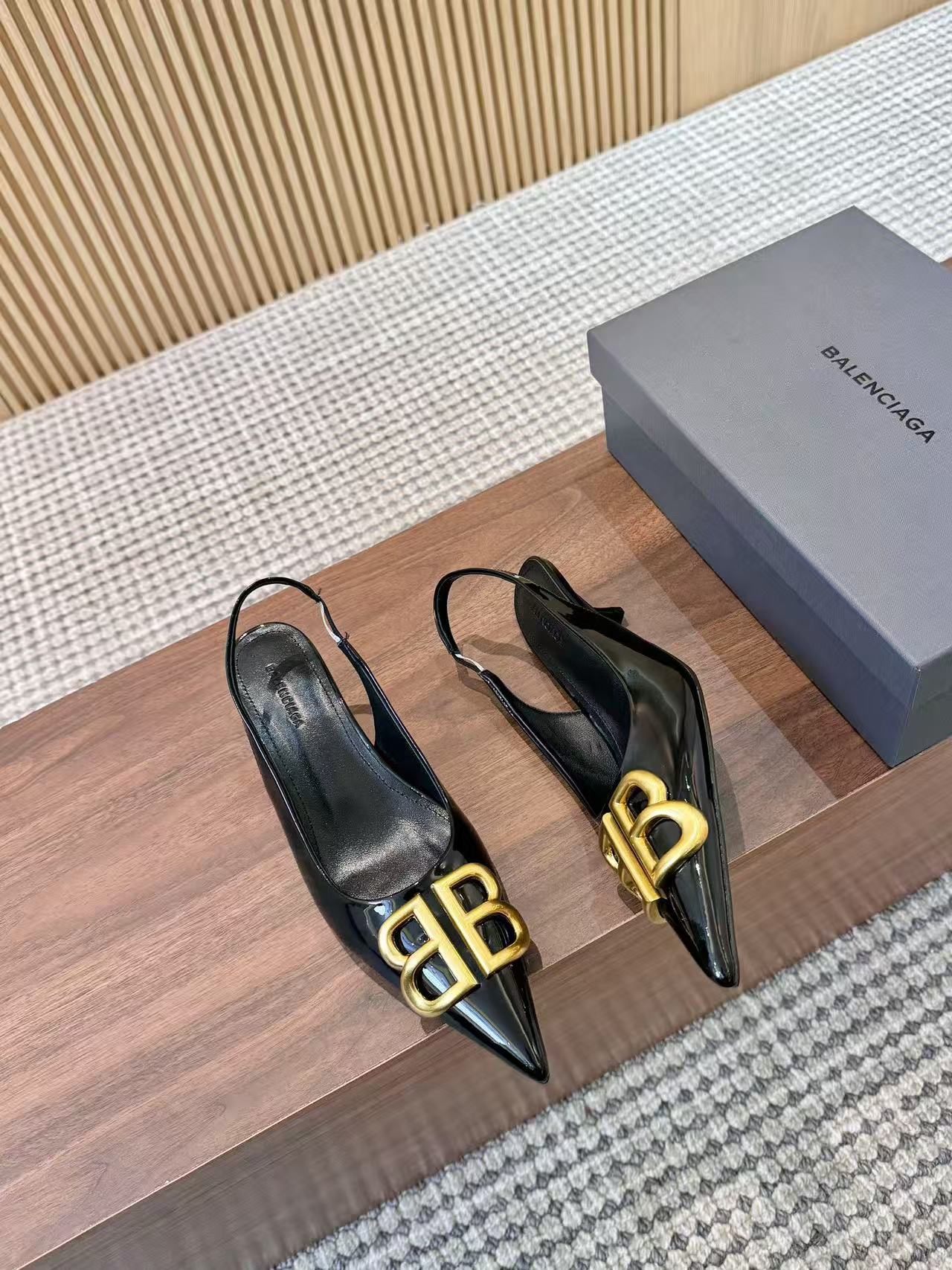 Balenciaga pointed high heels