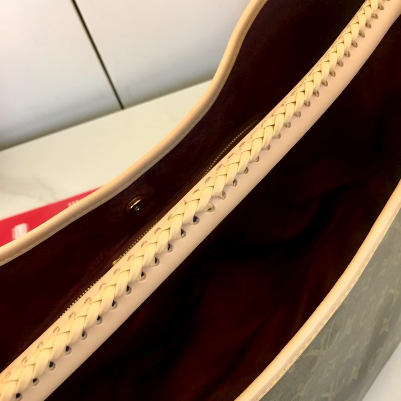 LV again artsy monogram handbag