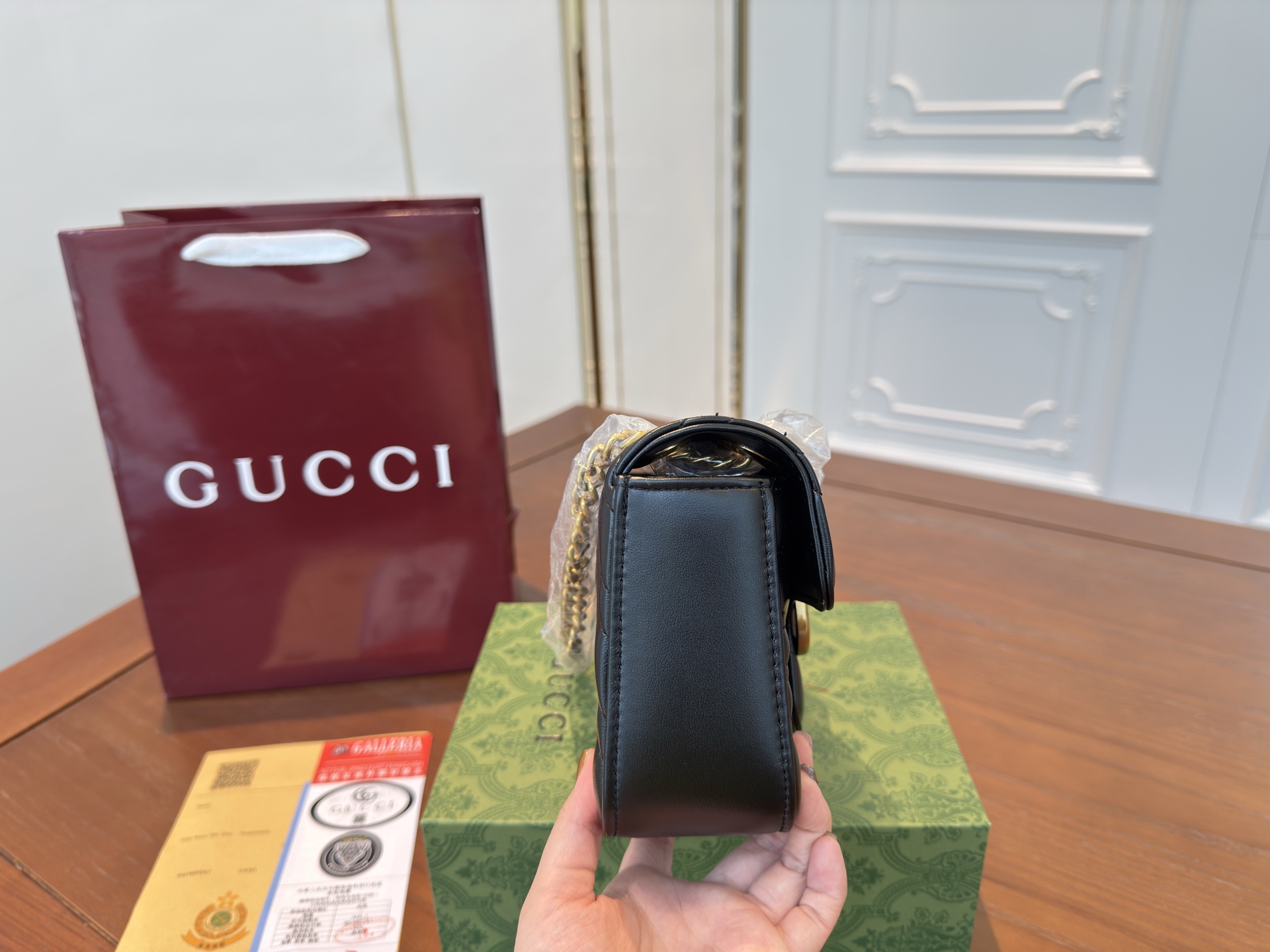 Gucci classic all-match Marmont shoulder bag crossbody bag women's bag