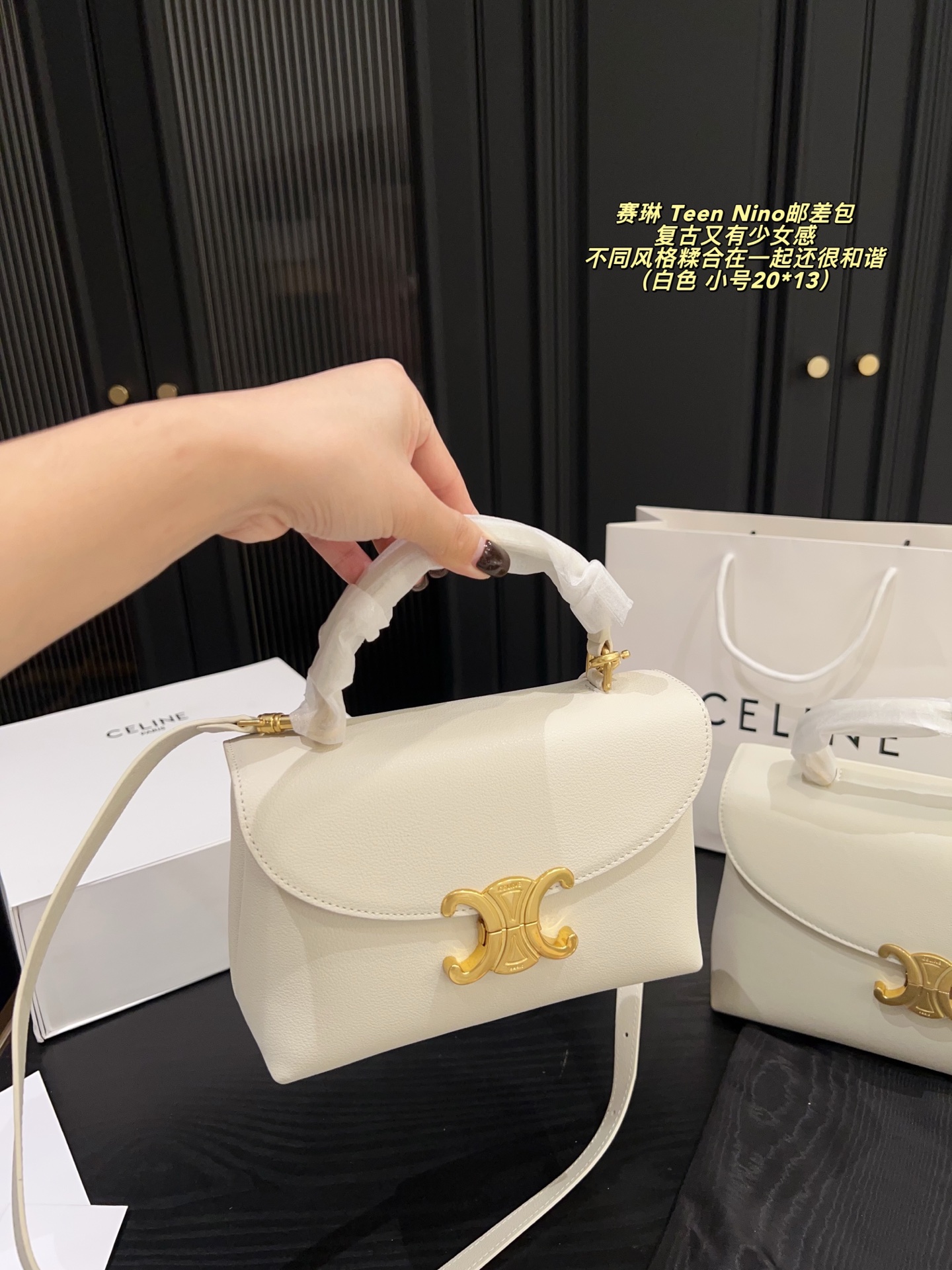 Celine Teen Nino shoulder crossbody bag