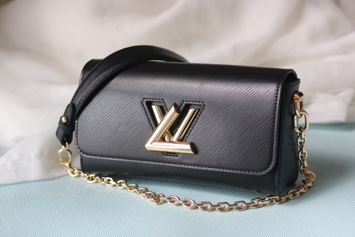 LV Twist West Epi leather chain shoulder bag
