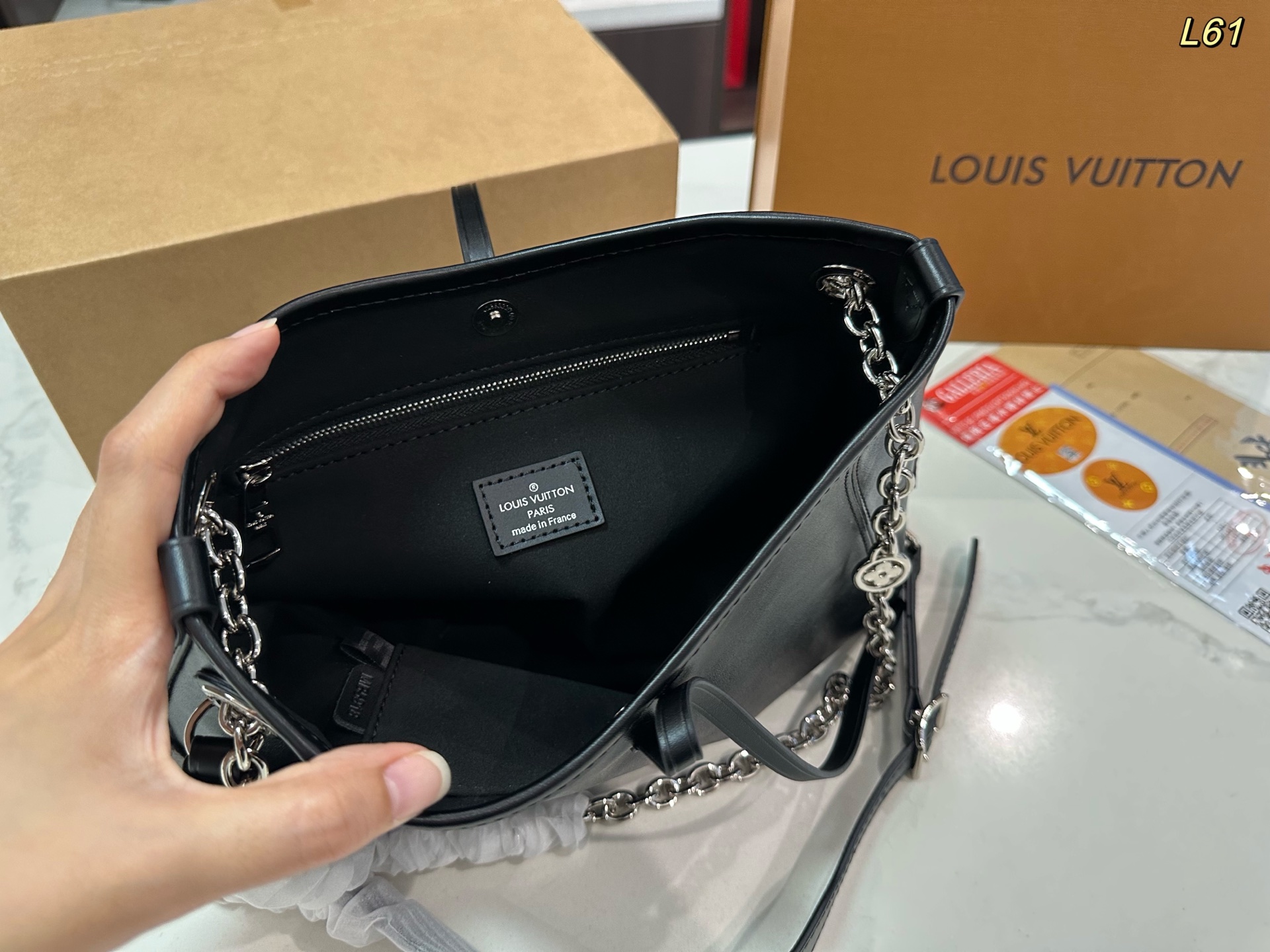 LV carryall bb Black Warrior Black motorcycle bag