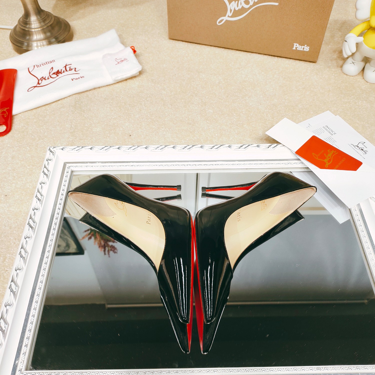 Christian Louboutin red bottom high heels shoes