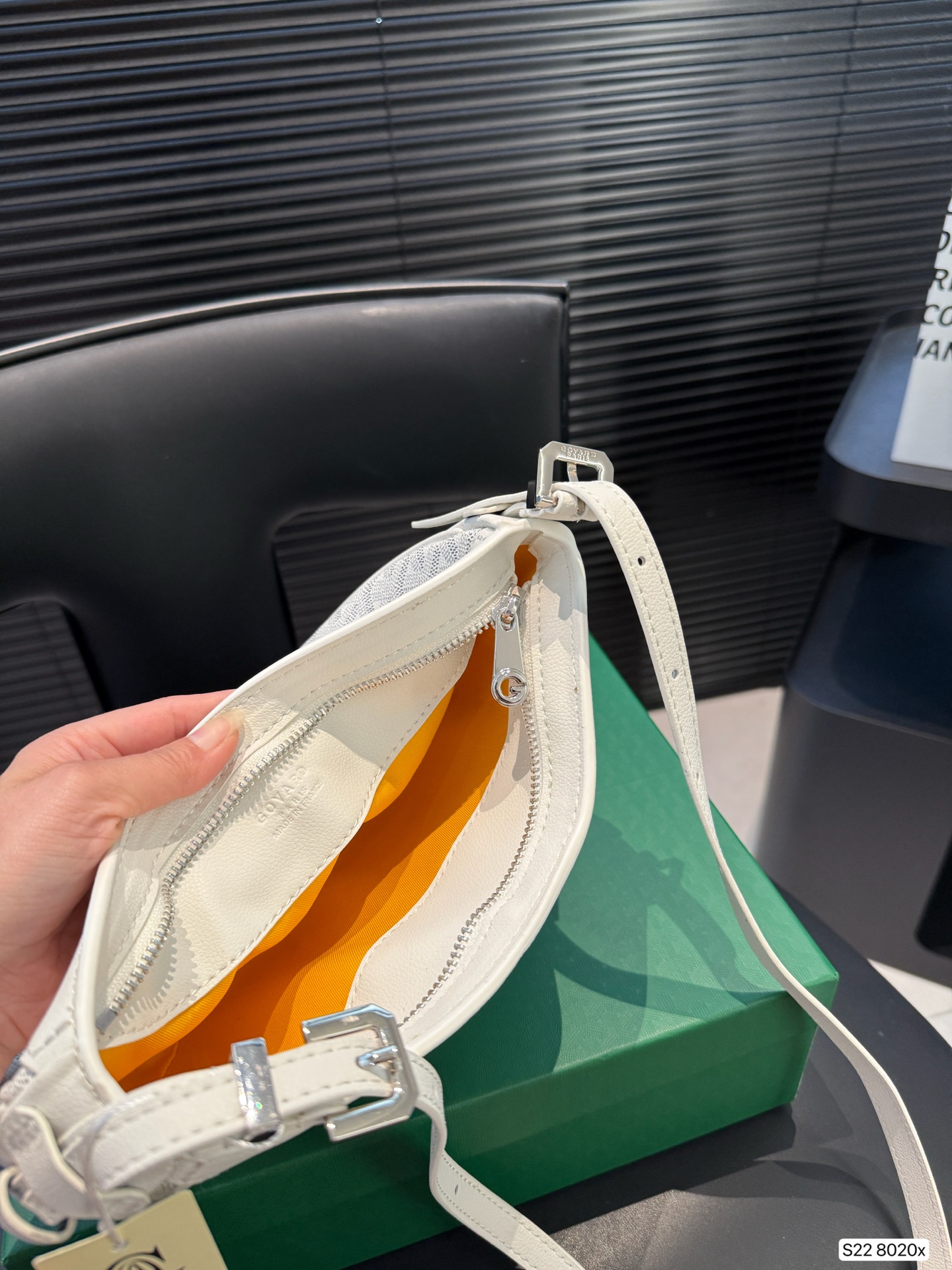 GOYARD semi-circular bag