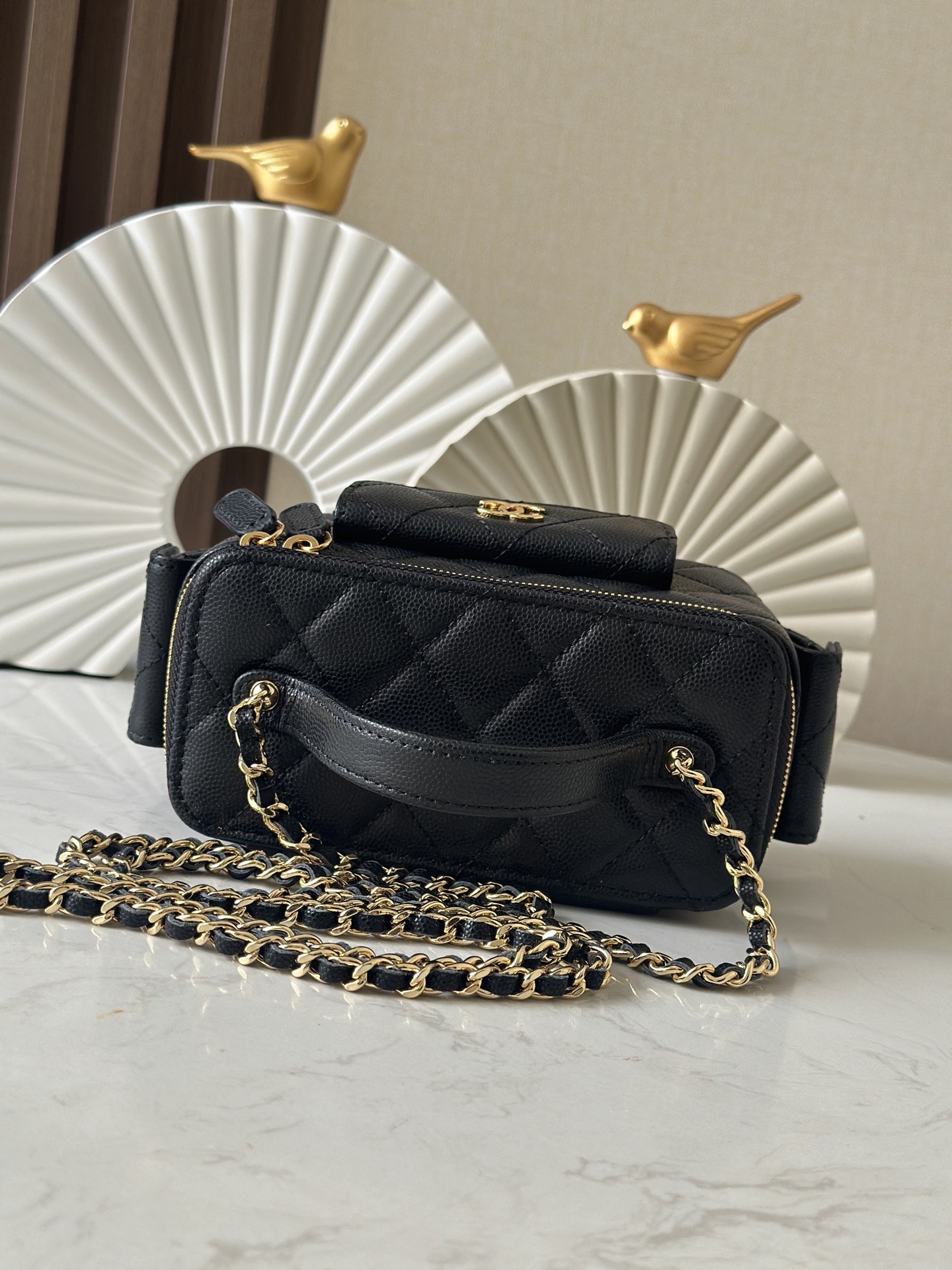Top version chanel 23k box bag
