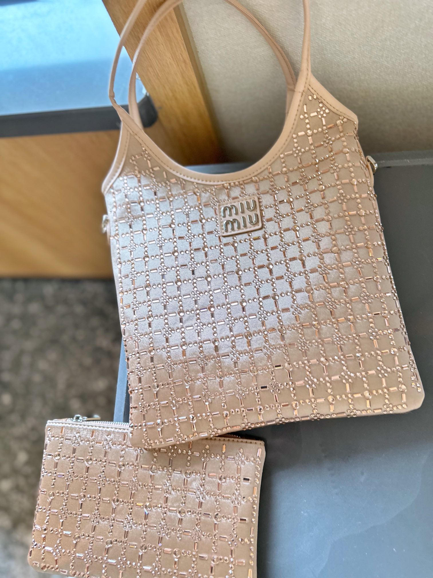 MIUMIU hobo diamond bag