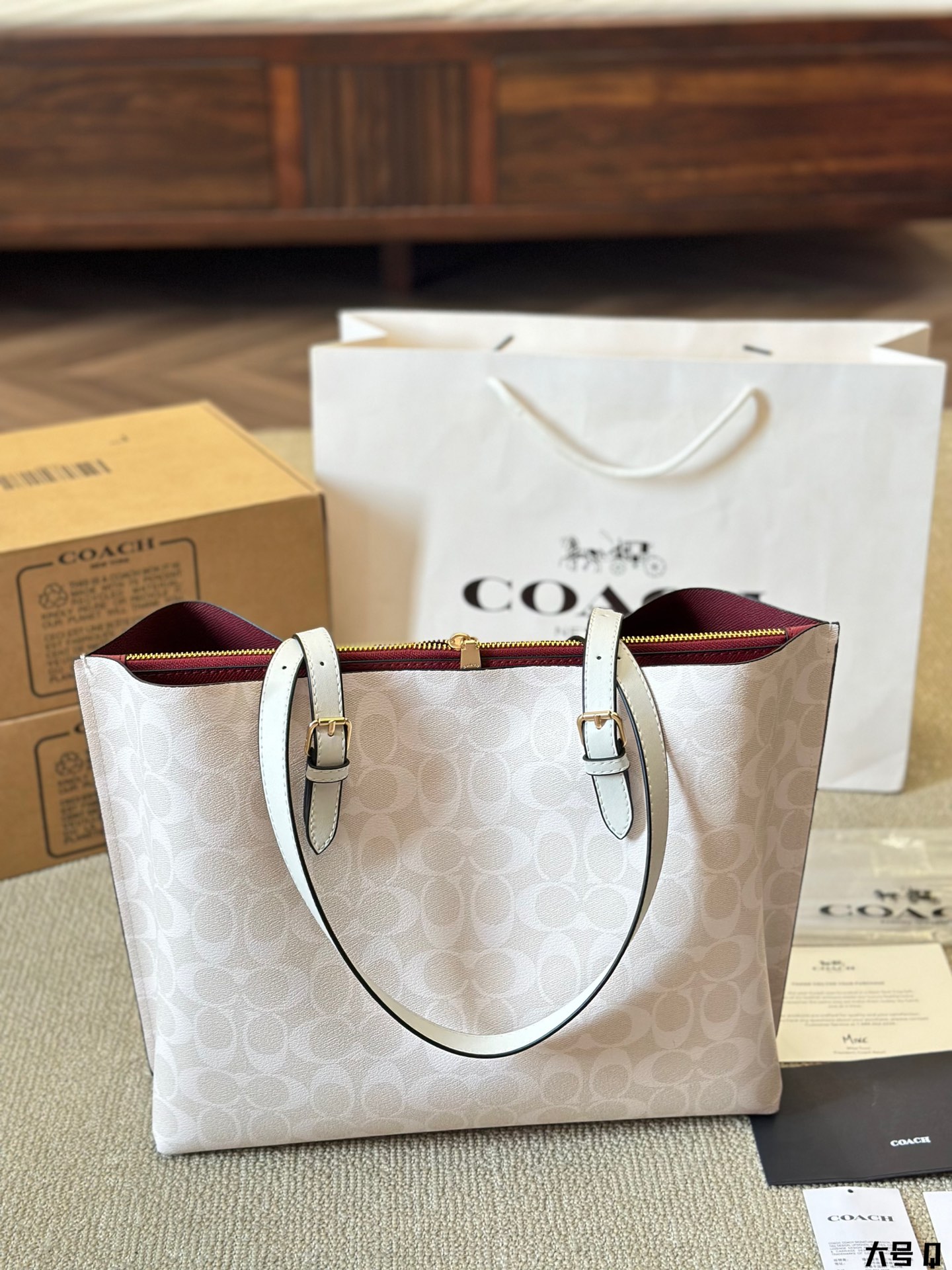 Coach mollie35 tote handbag