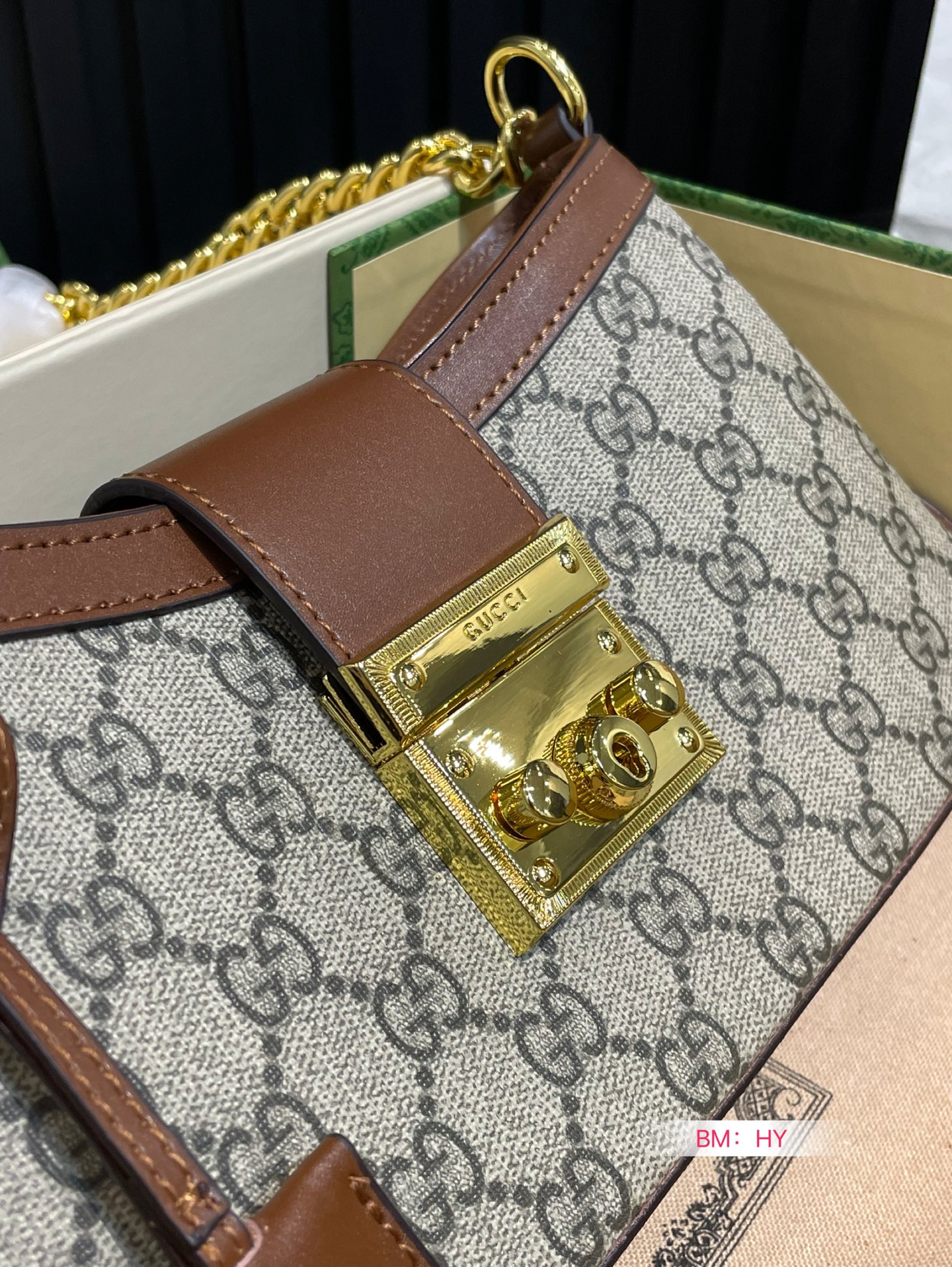 Gucci padlock single-shoulder bag