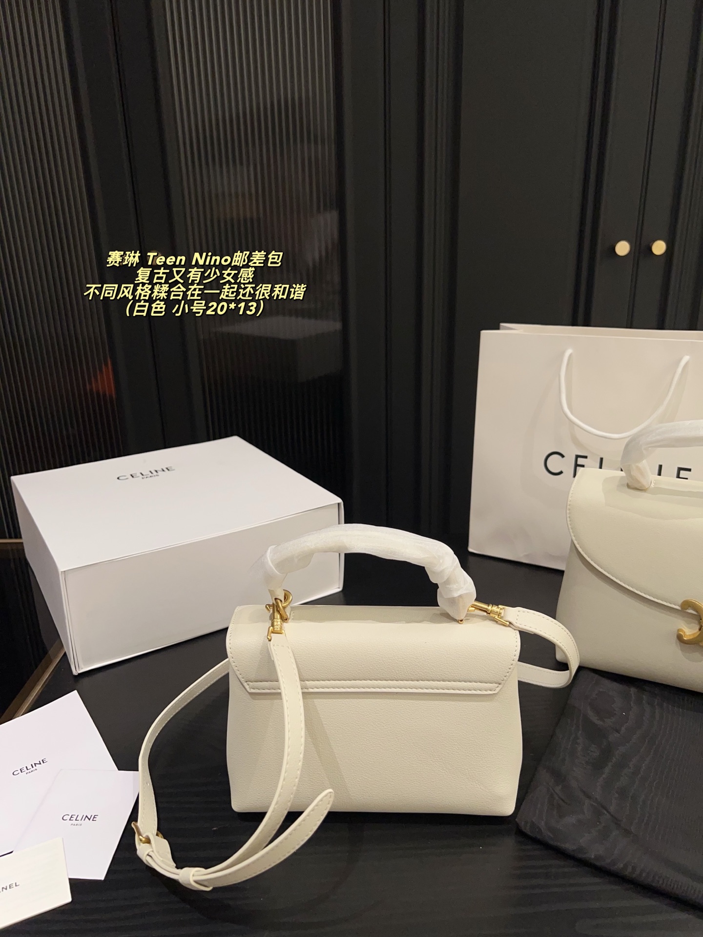 Celine Teen Nino shoulder crossbody bag