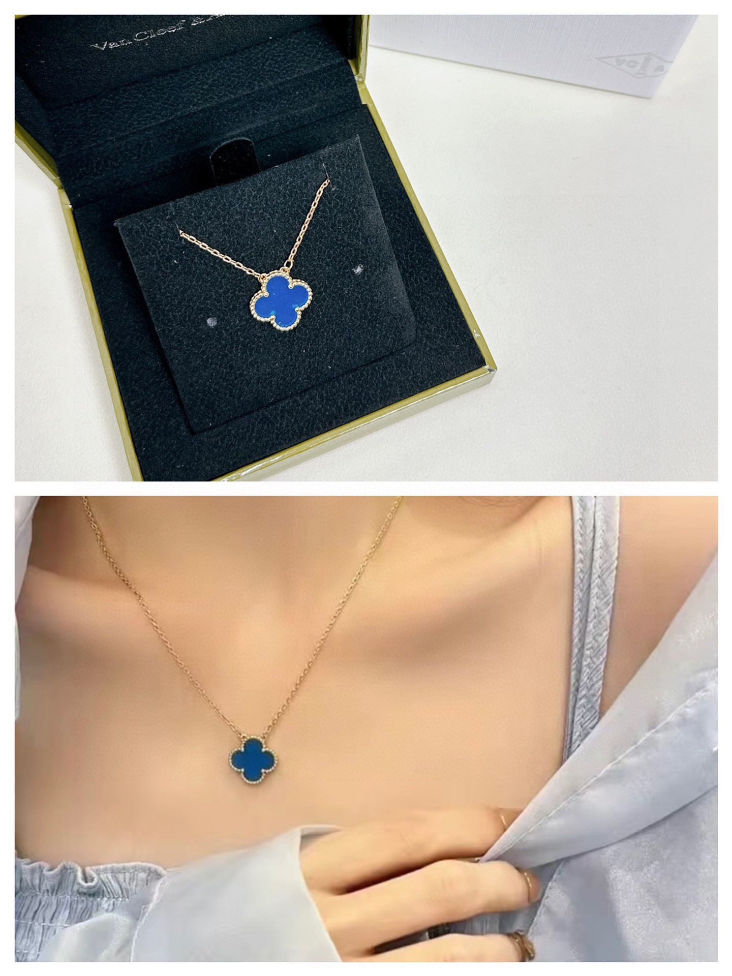 High quality Van Cleef & Arpels Four-leaf clover necklace / bracelet