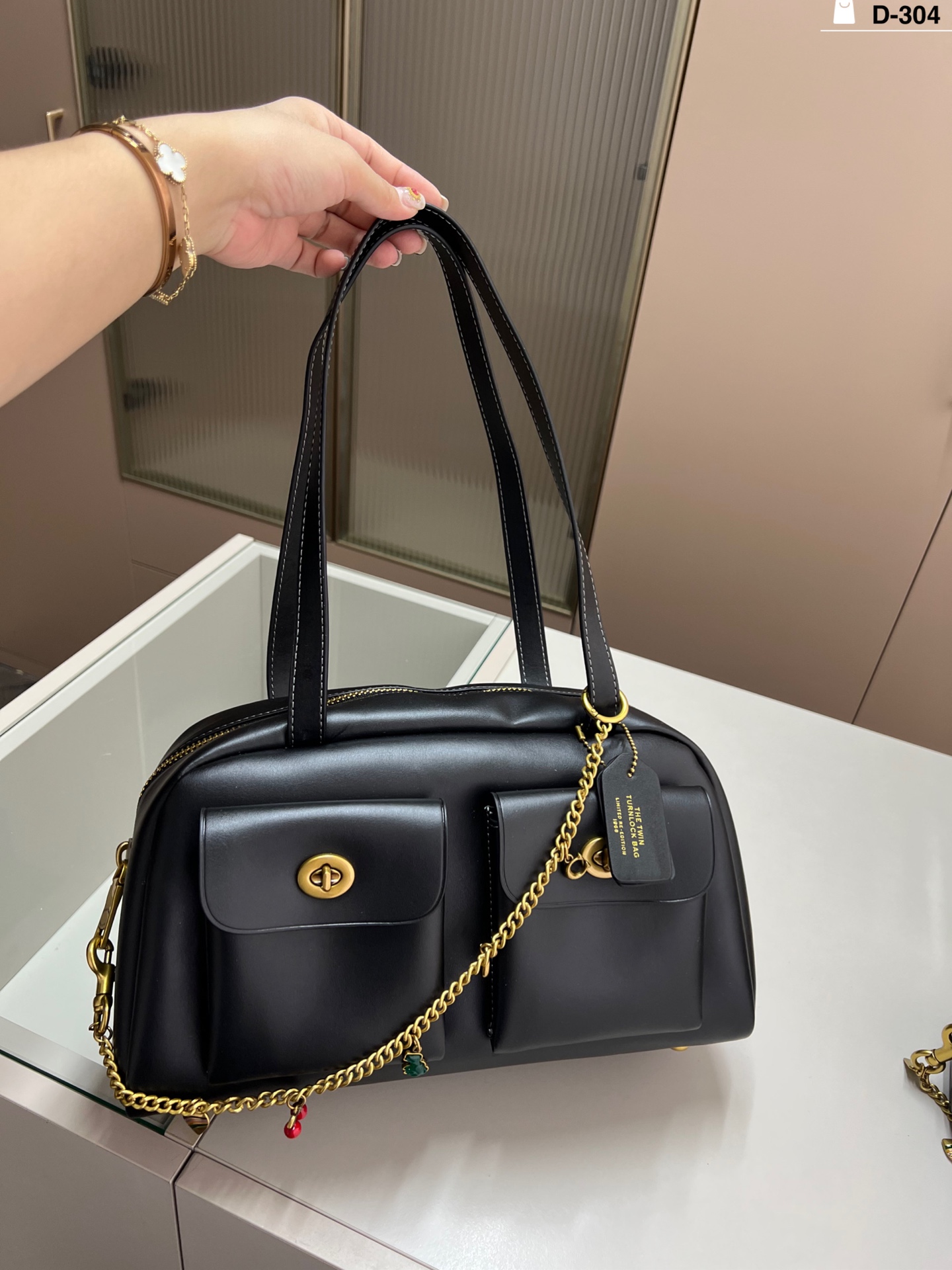 Coach Twin Trunlock Bag
