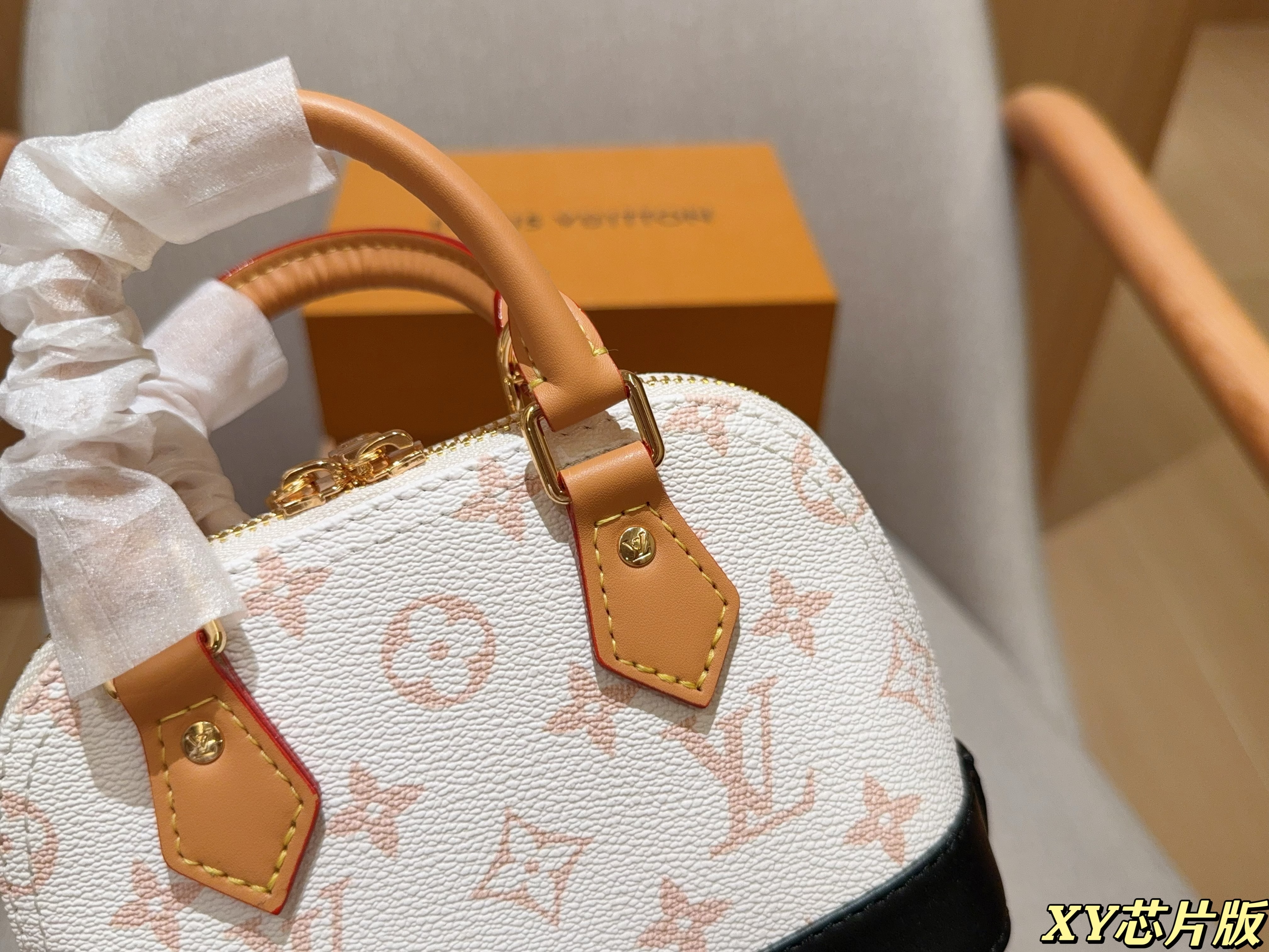 LV Louis Vuitton Nano alma Mini Shell Bag