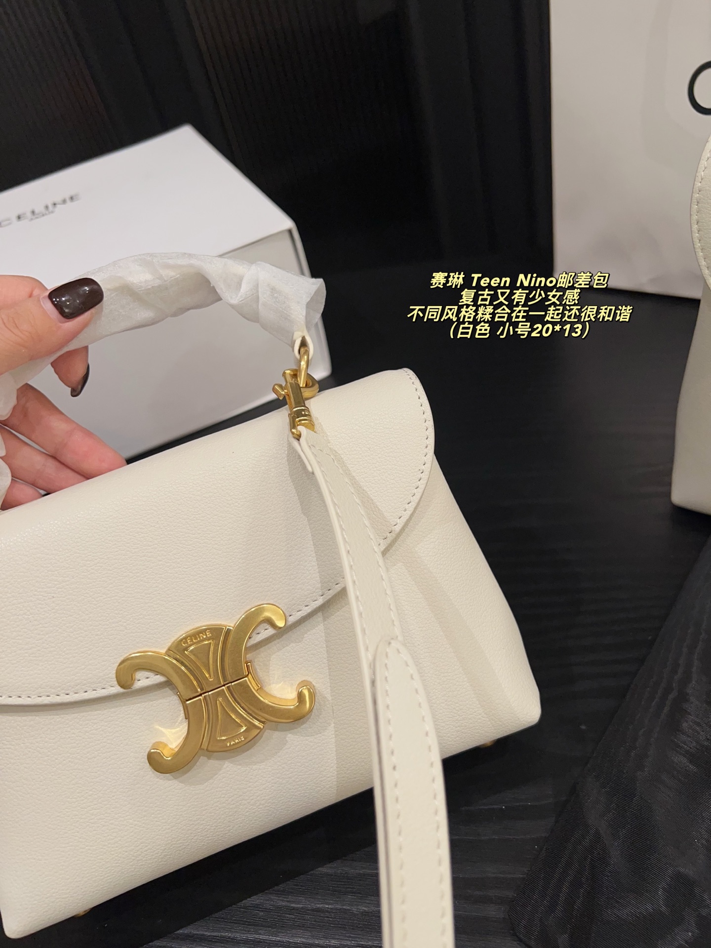 Celine Teen Nino shoulder crossbody bag