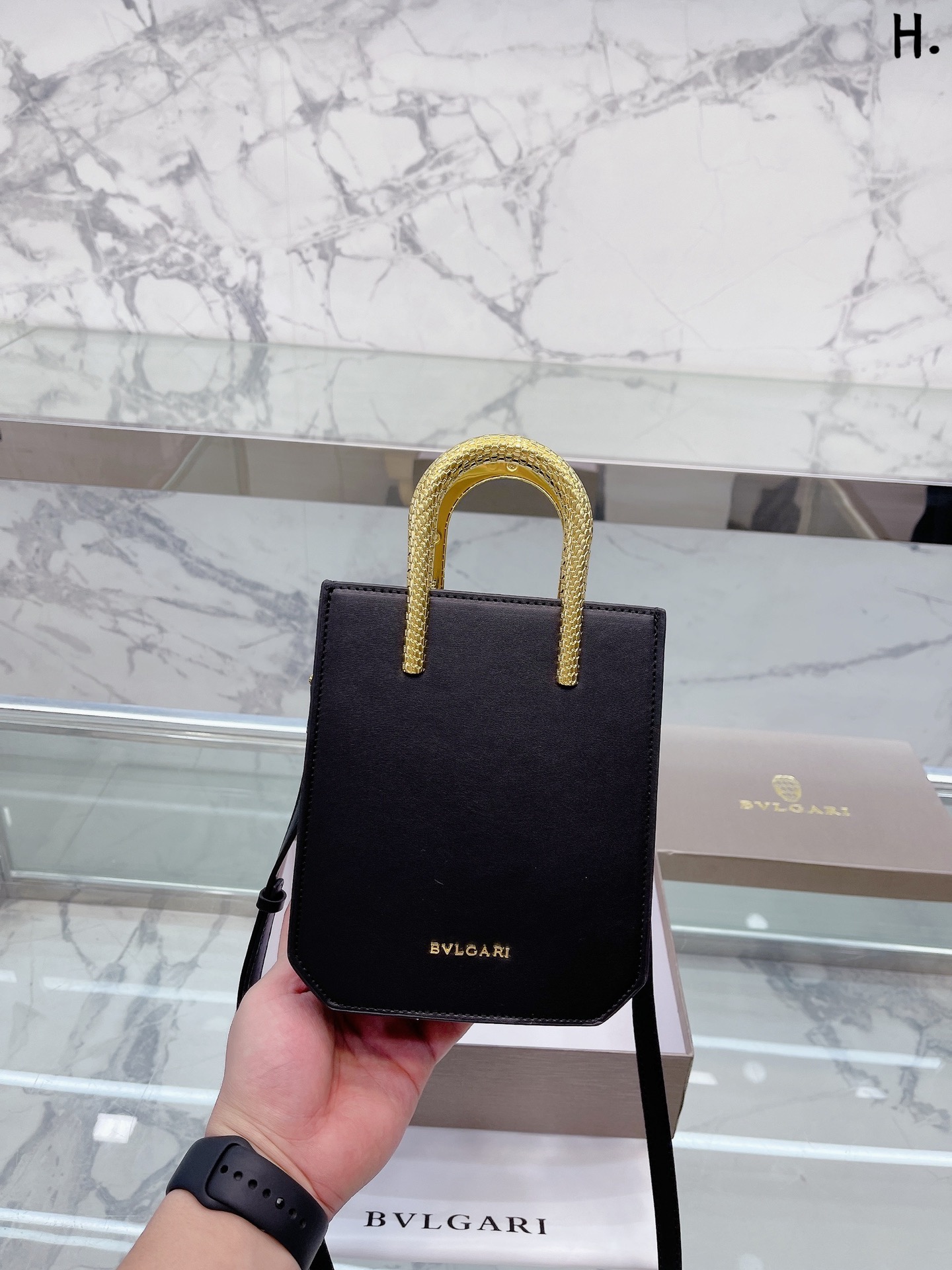 Bvlgari SERPENTINE POUCH handbag shoulder bag