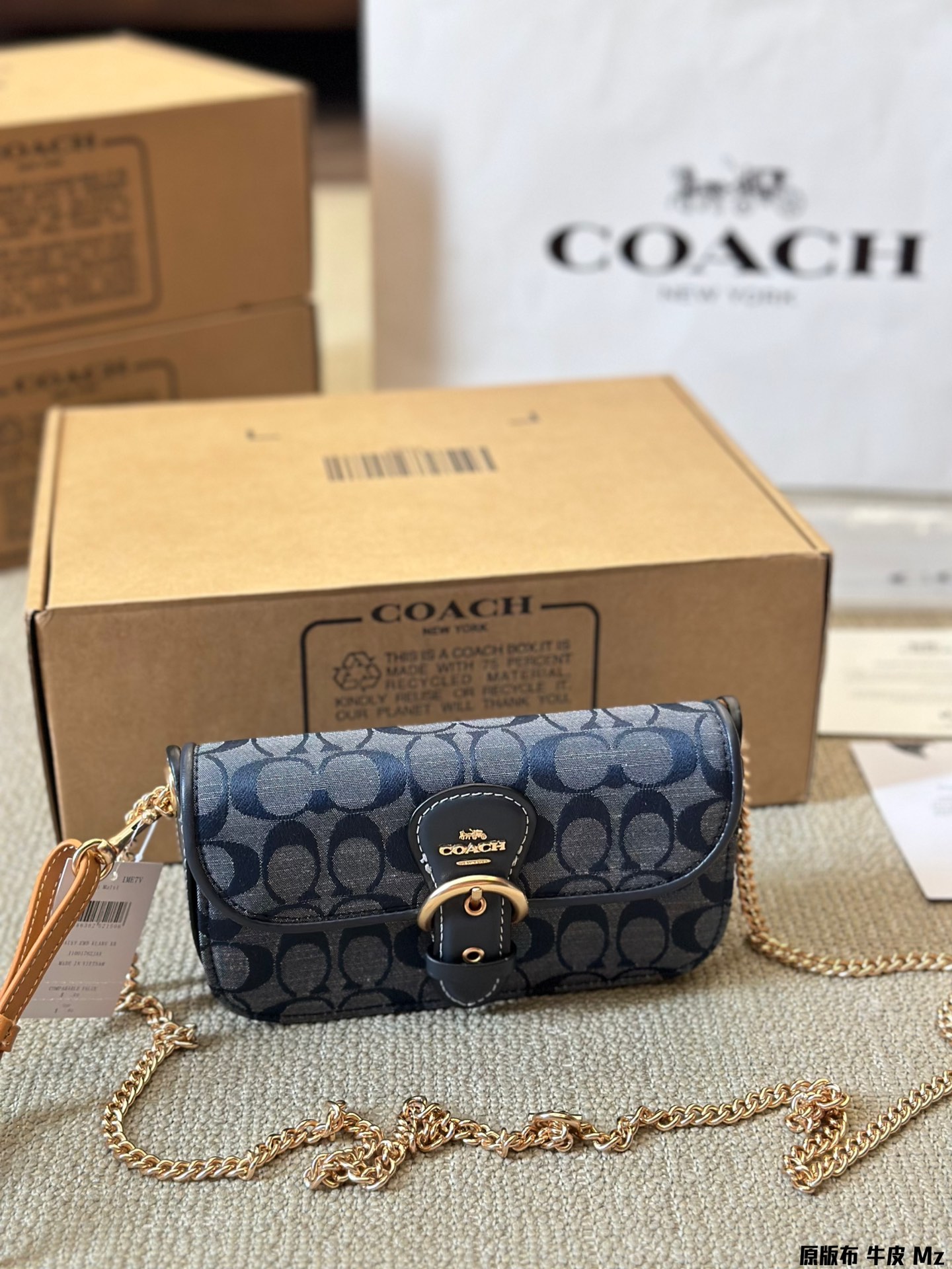 Coach kleo handle small hand-held messenger bag