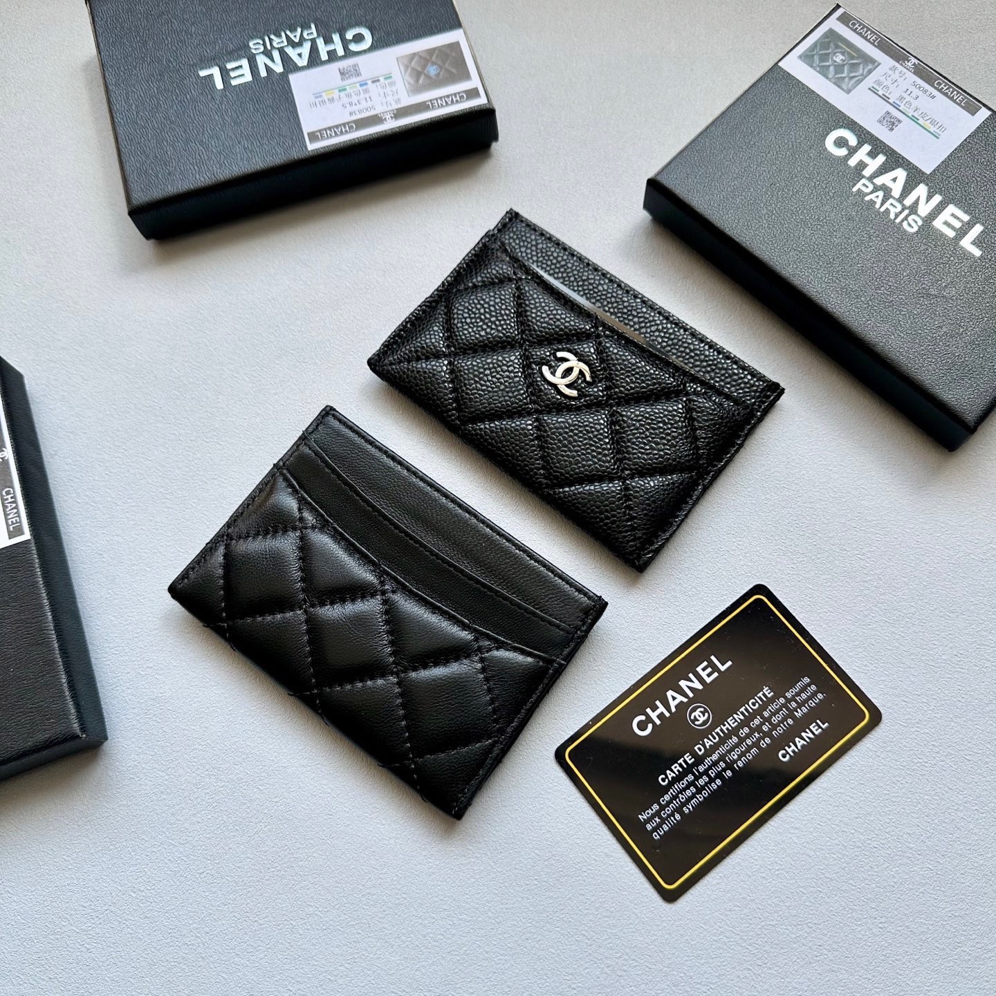 Chanel card bag