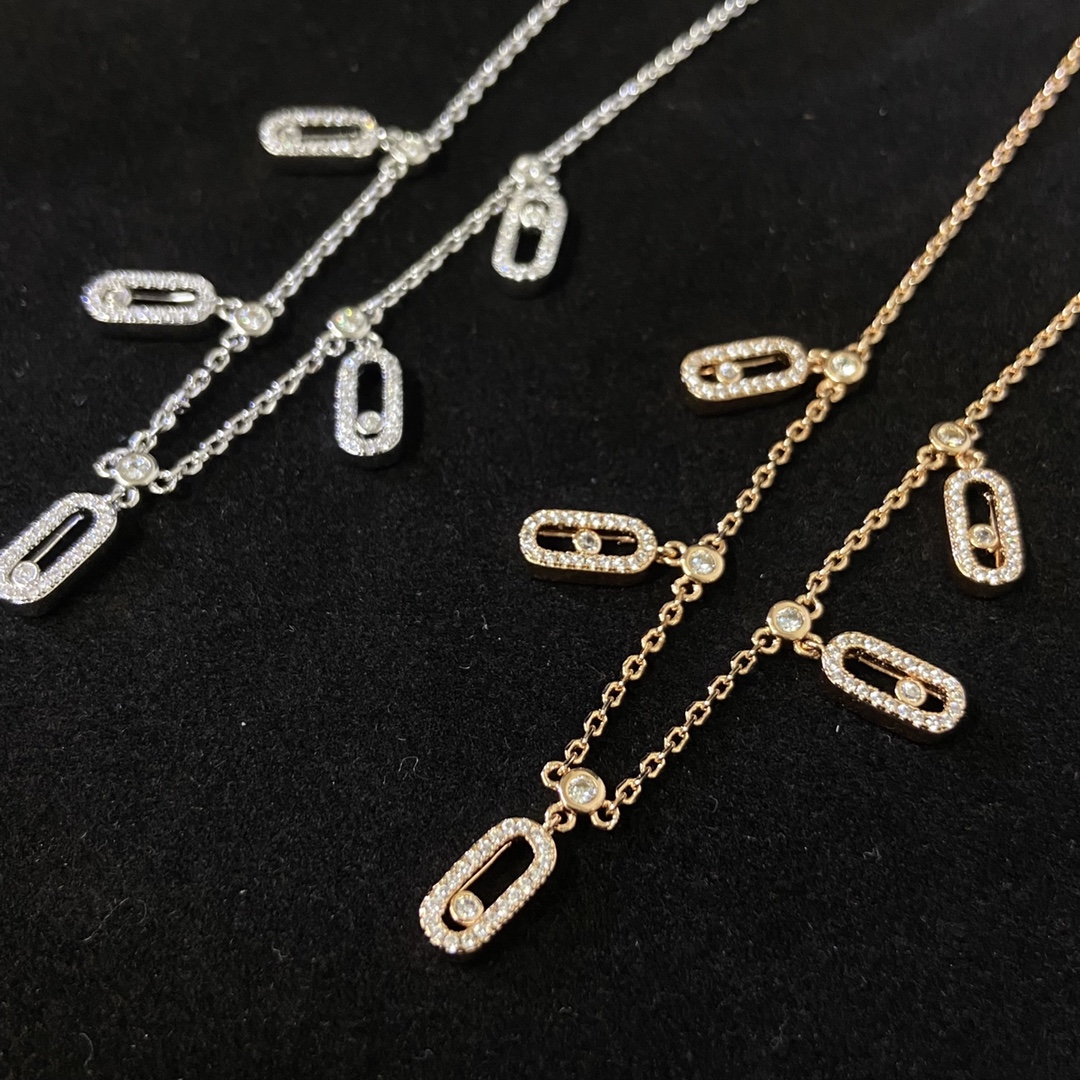 Messika pin necklace