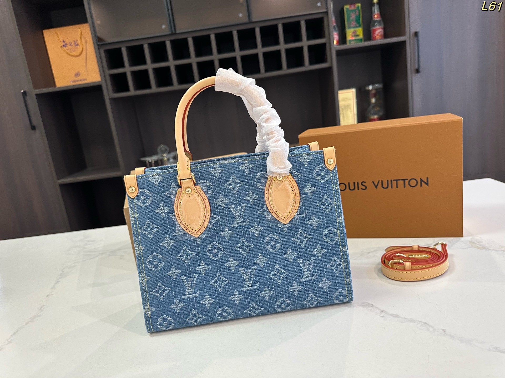 LV onthego tote bag cowboy