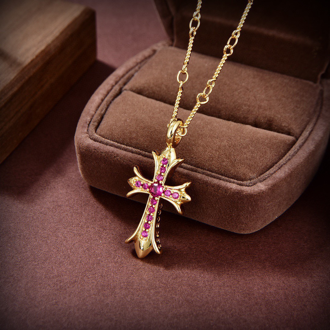 Chrome hearts cross necklace