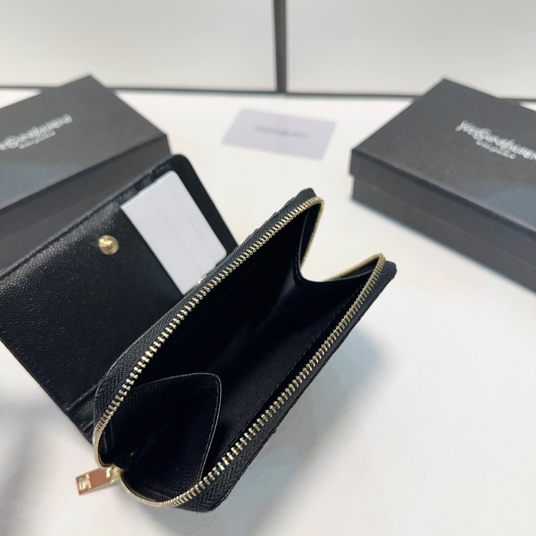 YSL Saint Laurent Bestselling Leather Wallet Classic