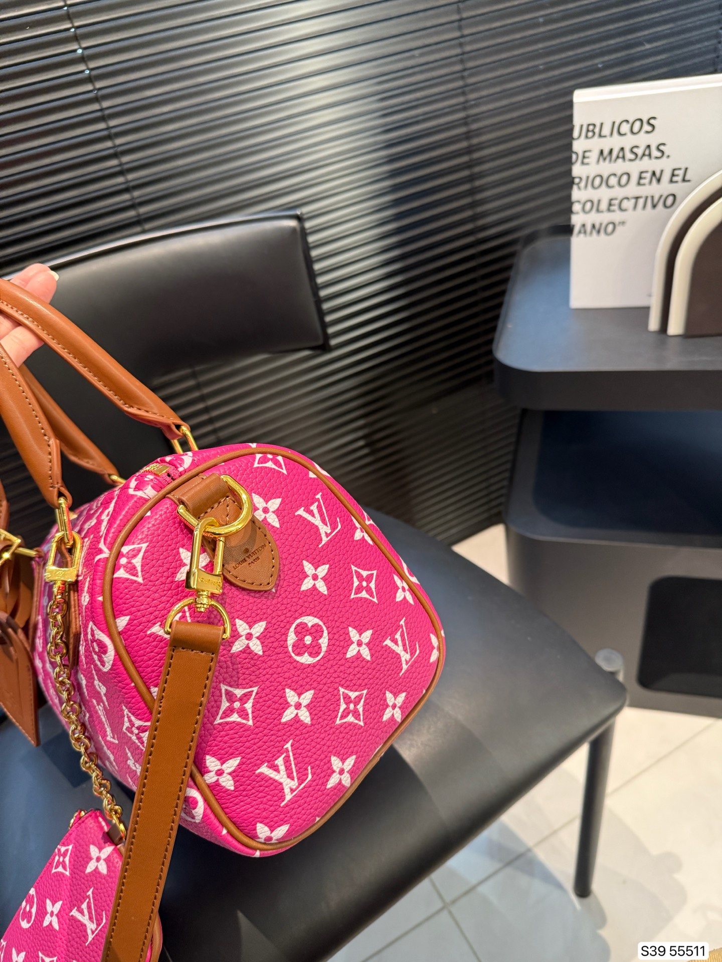 LV Speedy Bandoulière Monogram Leather  bag