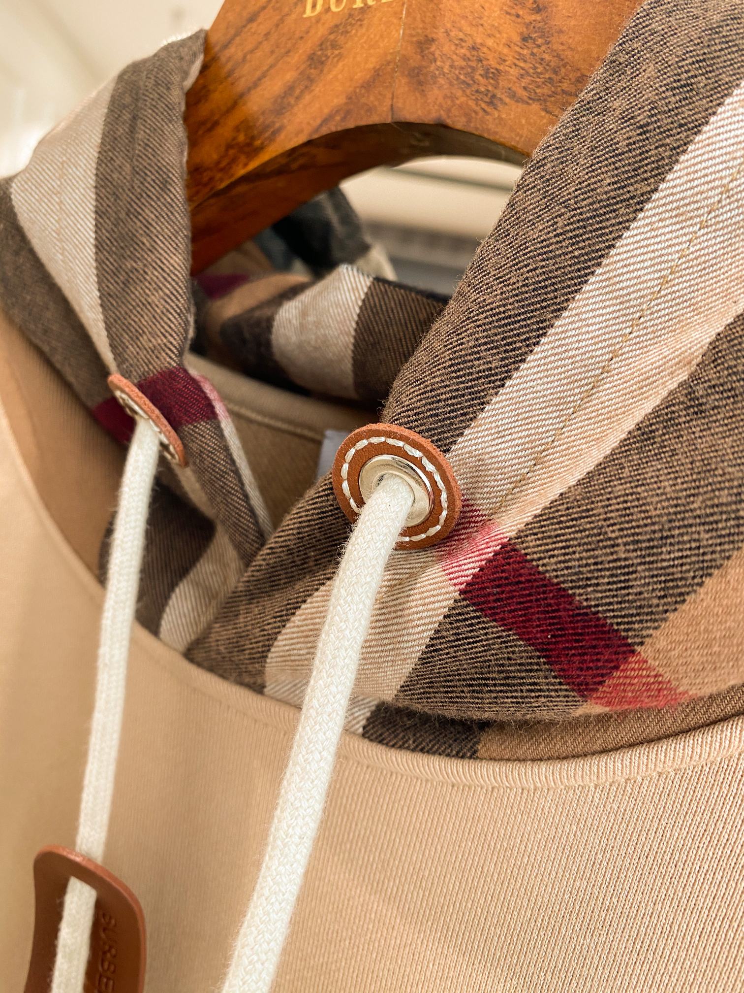 Burberry Checkered hooded sweatshirt