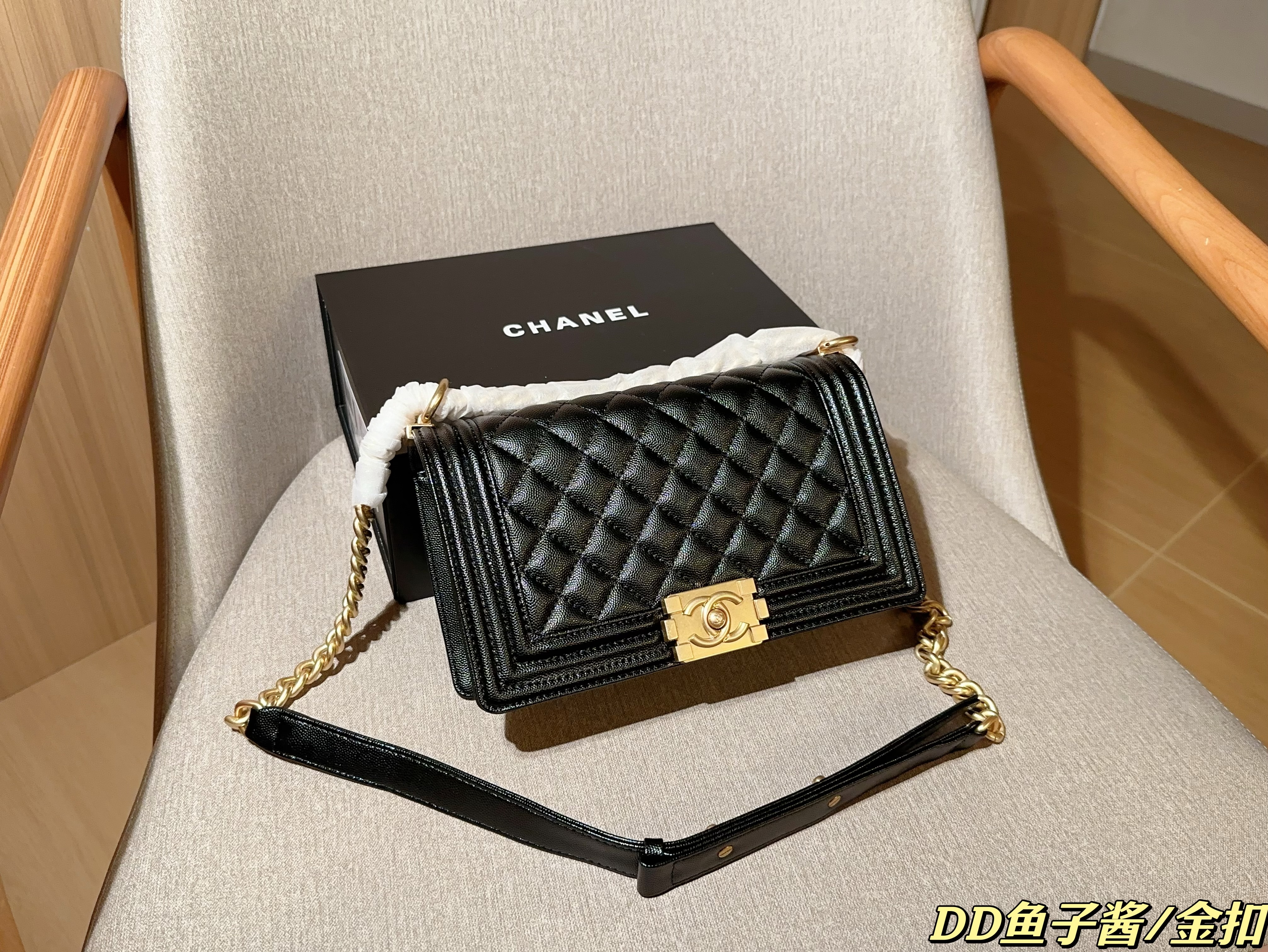 Chanel Leboy Chain shoulder crossbody Bag