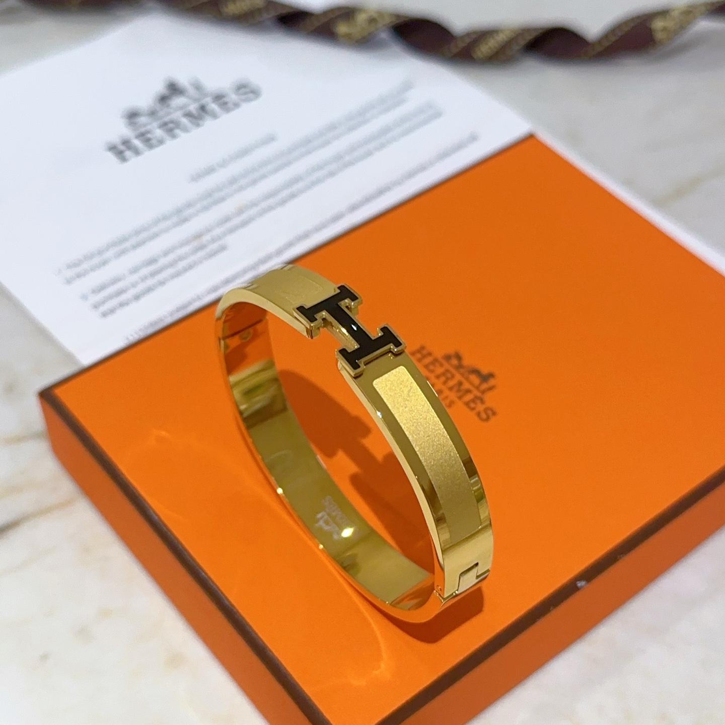 Hermes H bracelet