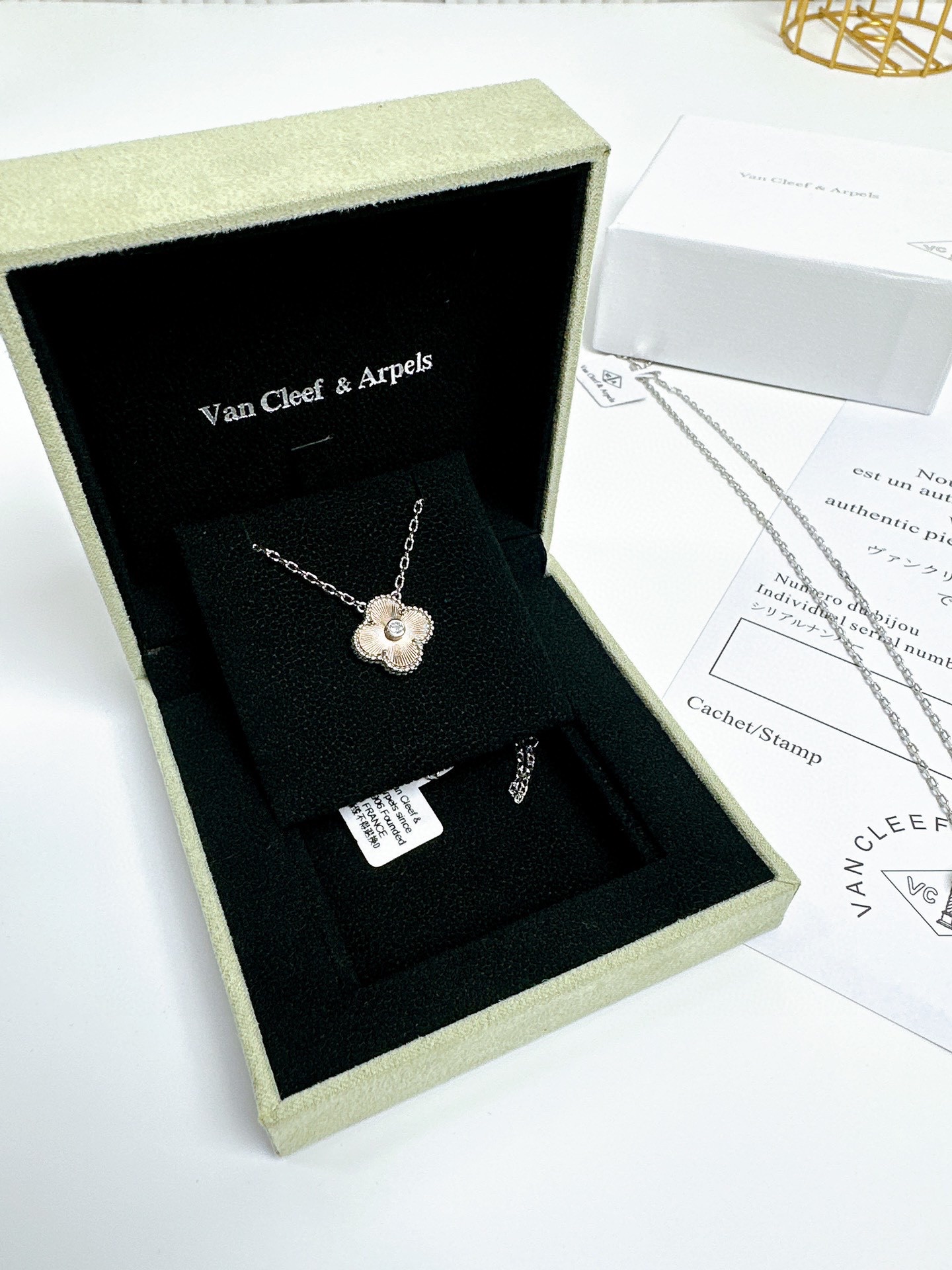 High quality Van Cleef & Arpels Four-leaf clover necklace / bracelet