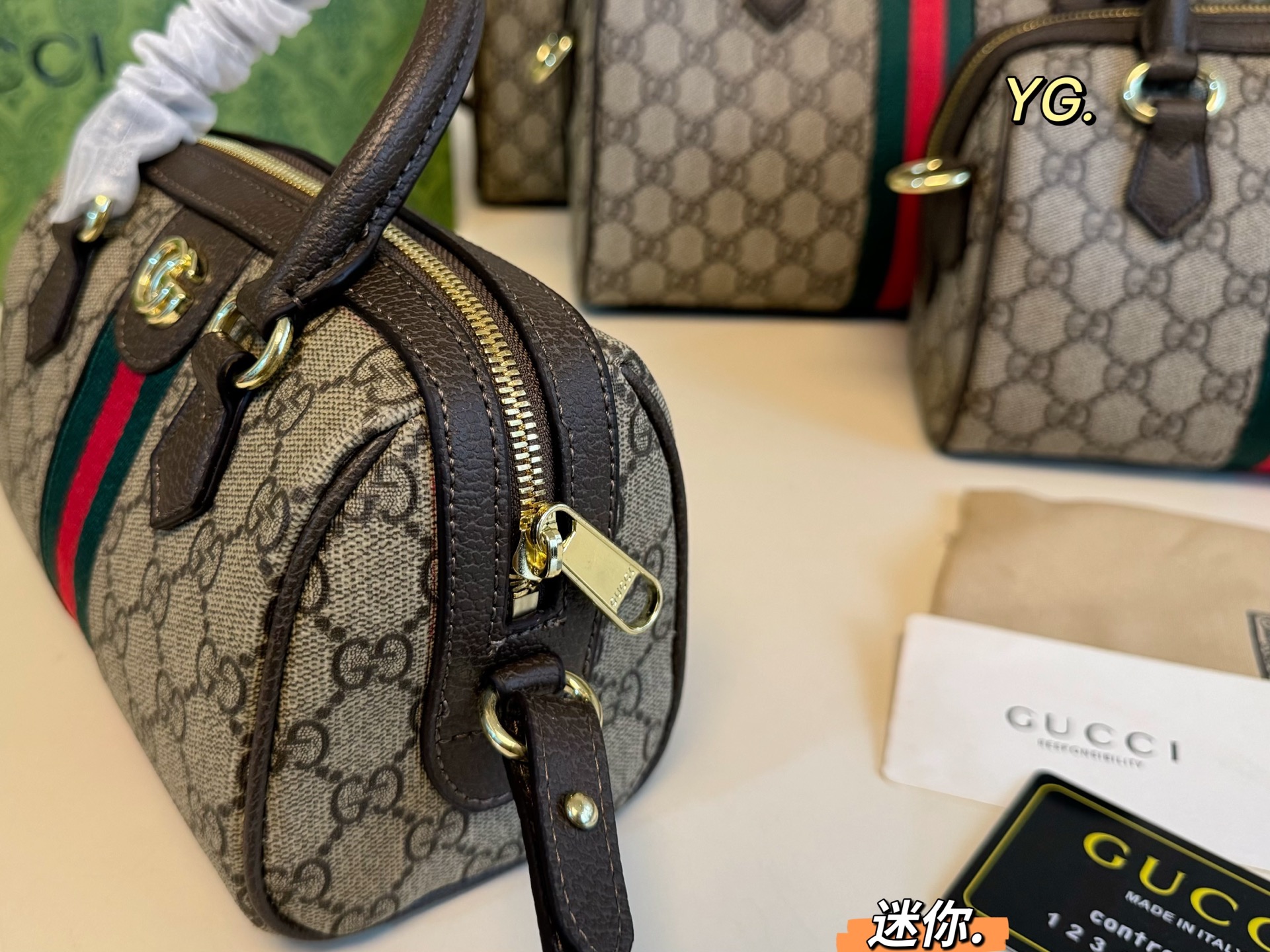 Gucci ophidia boston pillow bag