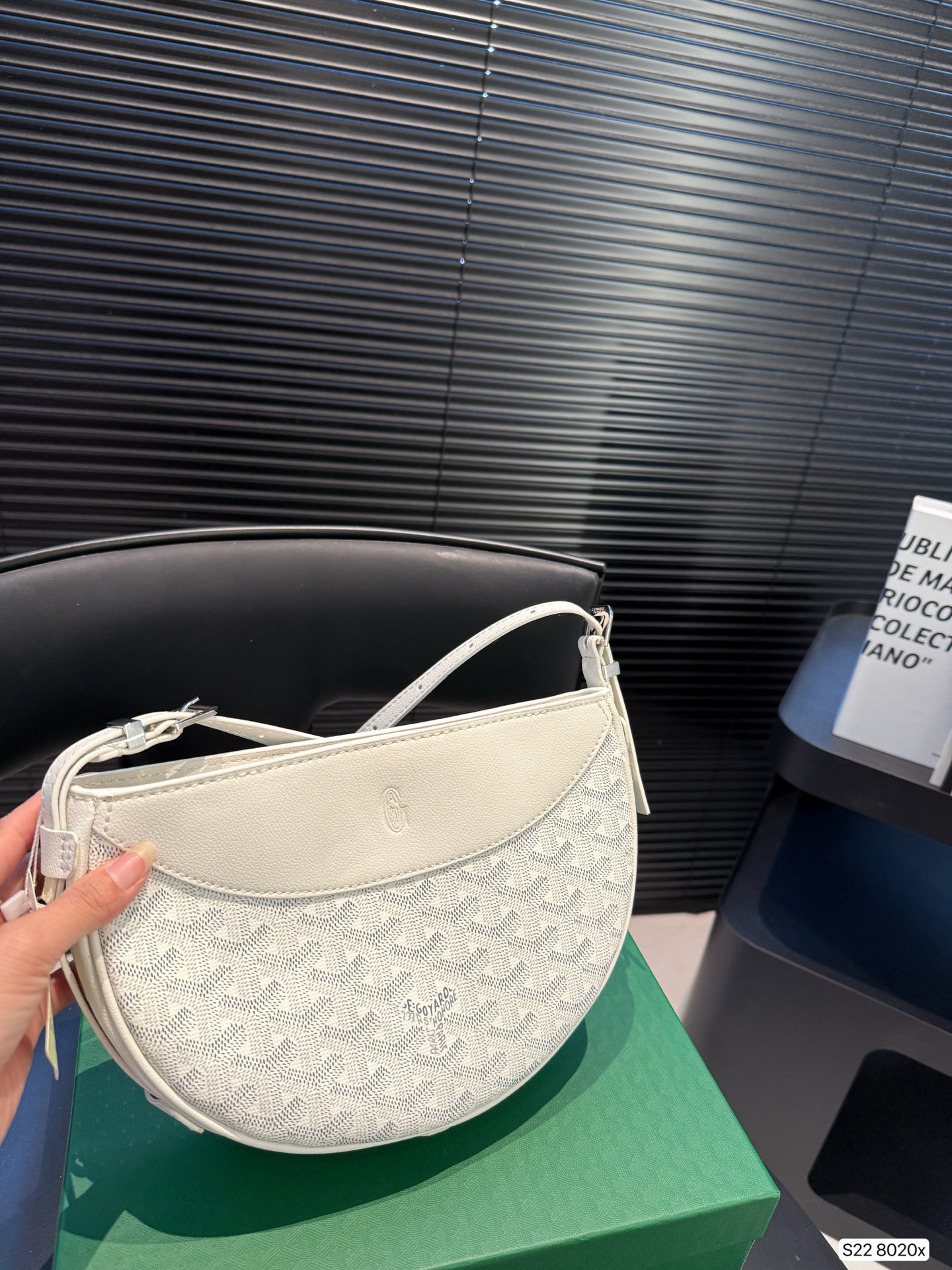 GOYARD semi-circular bag