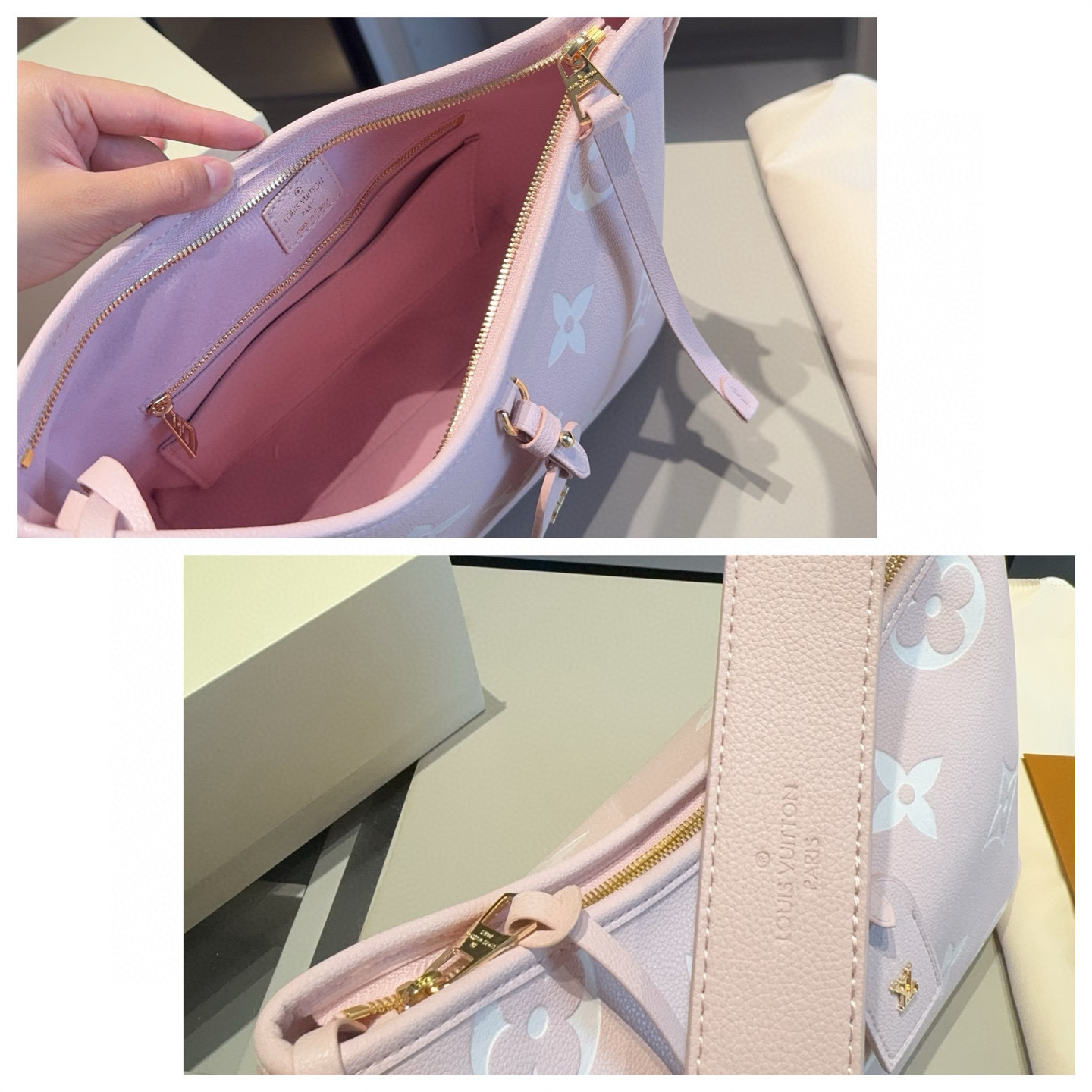 ️LV Louis Vuitton Strawberry Milk Print Collection Speedy 20 Travel Bag
