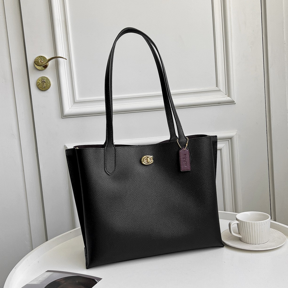 Coach Willow shoulder tote handbag