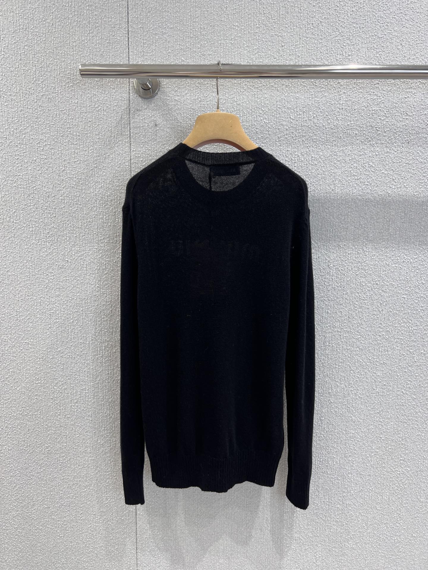 MiuMiu Classic Embroidered Cashmere Sweater Knitwear